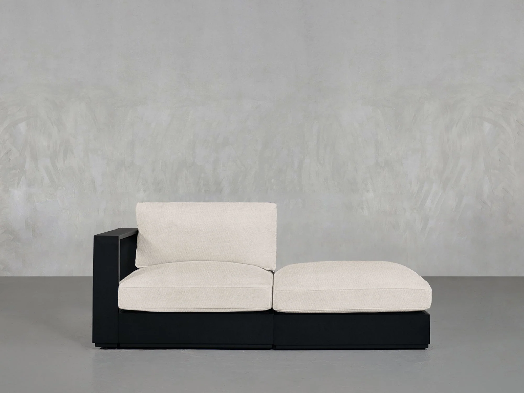 2-Seat Modular Lounger Loveseat Aluminum Outdoor - Image 9
