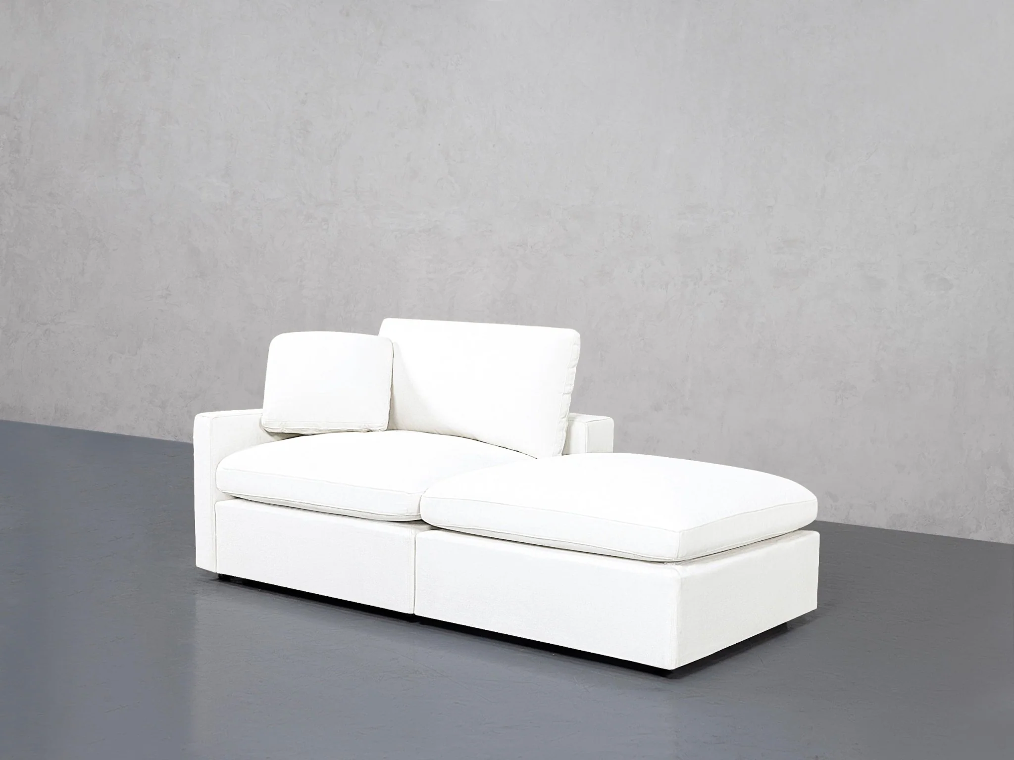 2-Seat Modular Lounger Loveseat (Thin Arm) - Image 142