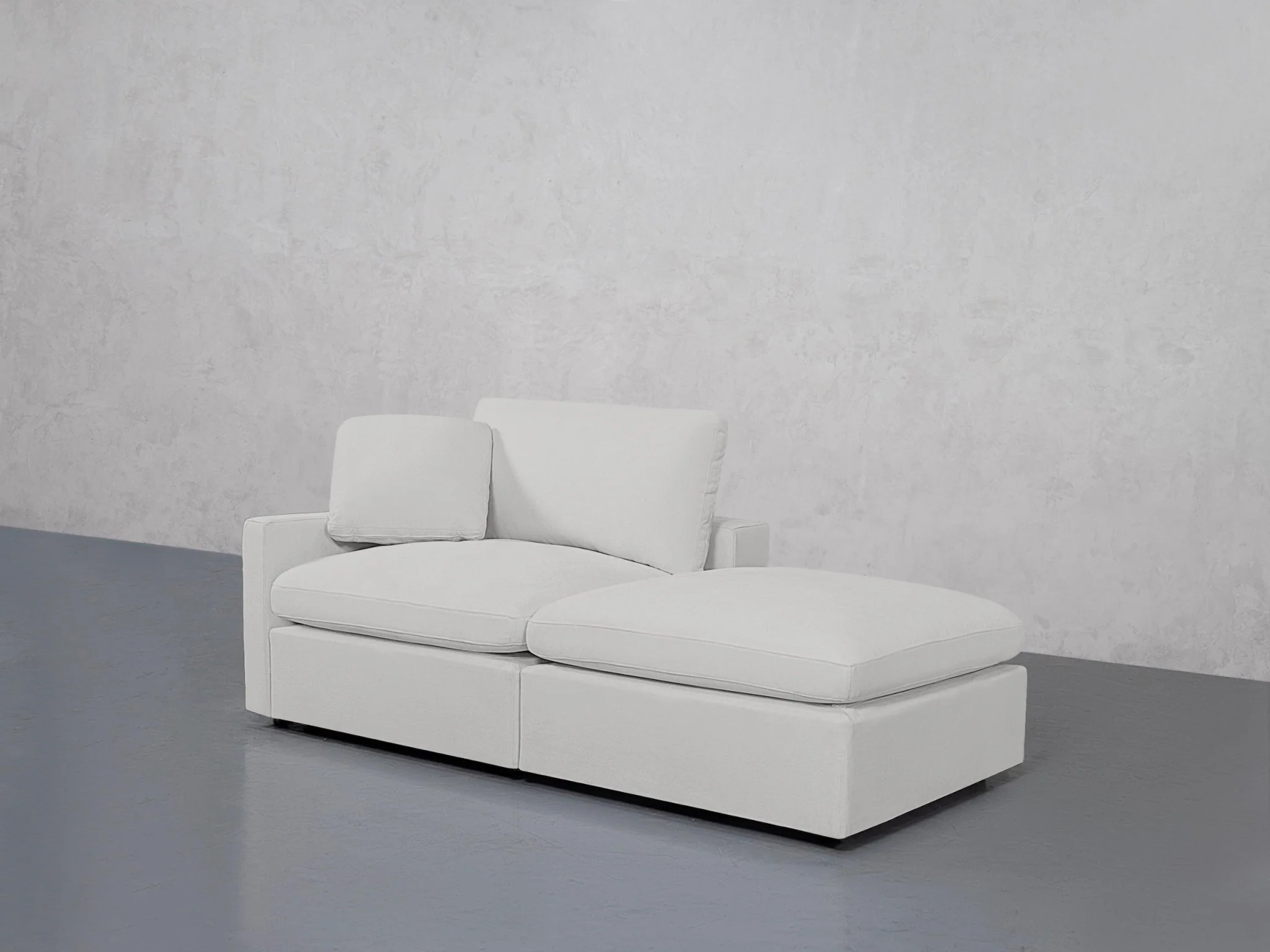 2-Seat Modular Lounger Loveseat (Thin Arm) - Image 149