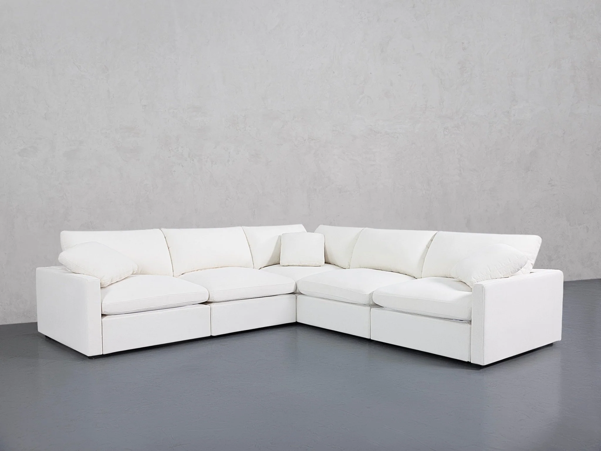 5-Seat Modular Corner Right Sectional (Thin Arms) - Image 142