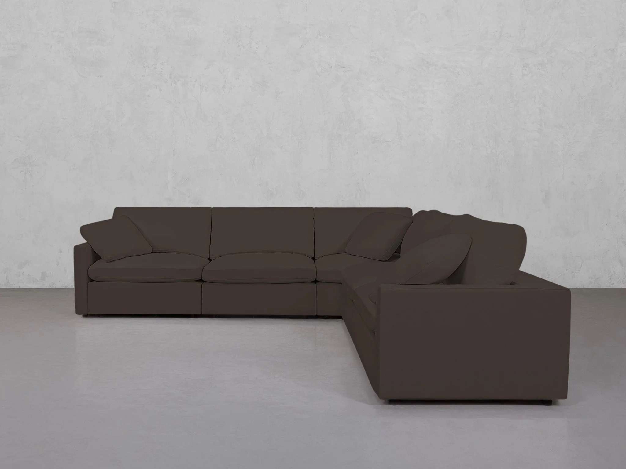 5-Seat Modular Corner Right Sectional (Thin Arms) - Image 71