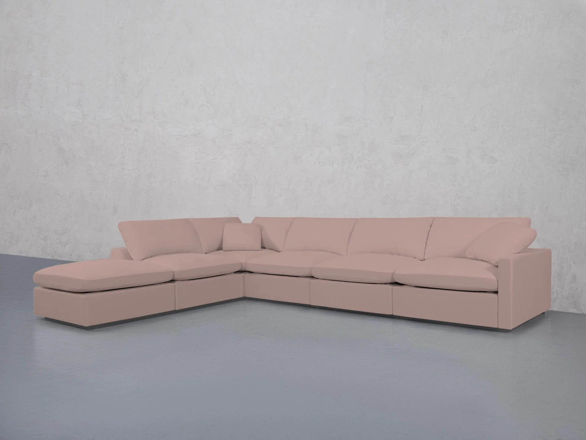 6-Seat Modular Corner Lounger Sectional (Thin Arms) - Image 128