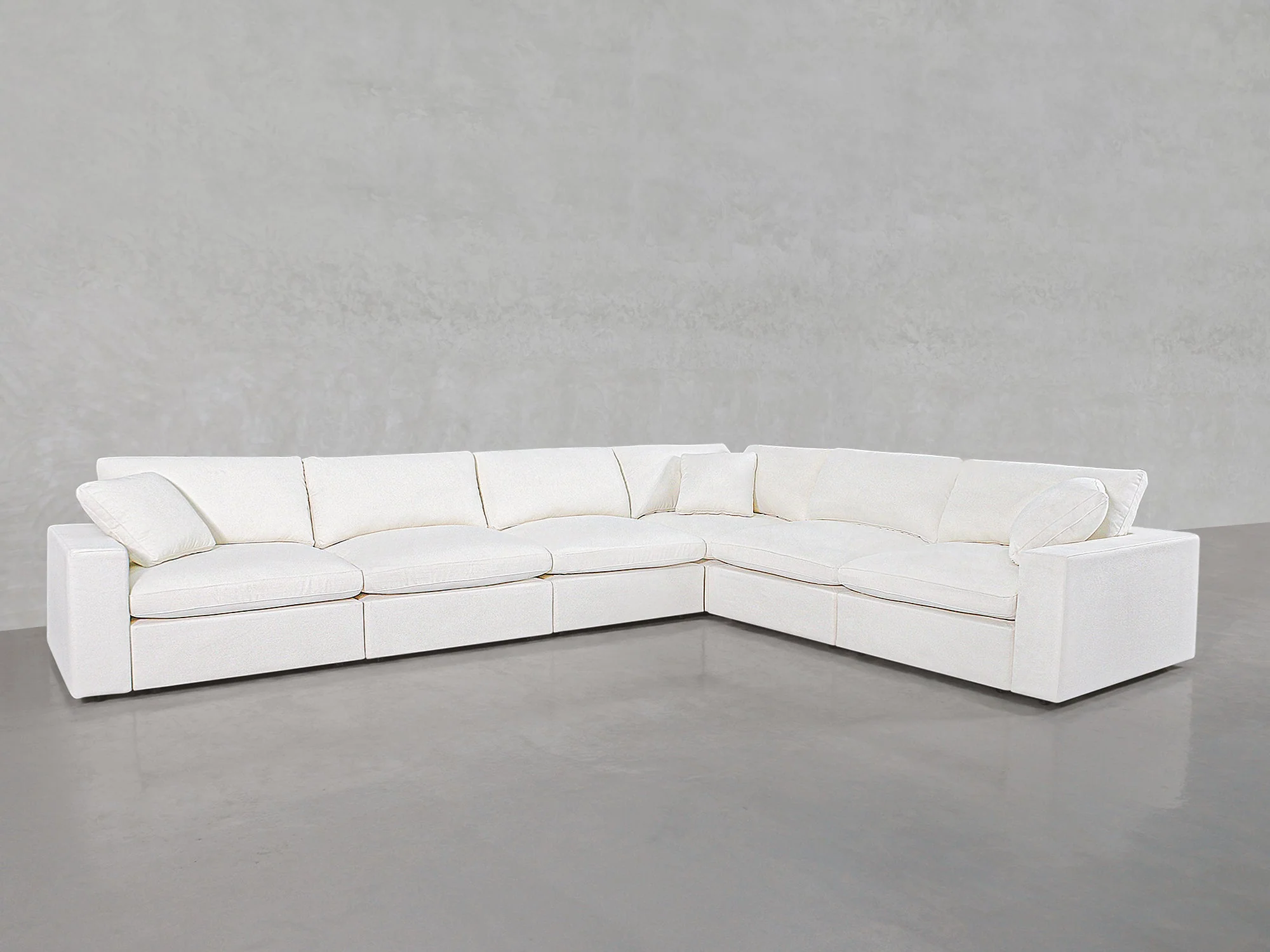 6-Seat Modular Corner Right Sectional - Image 11