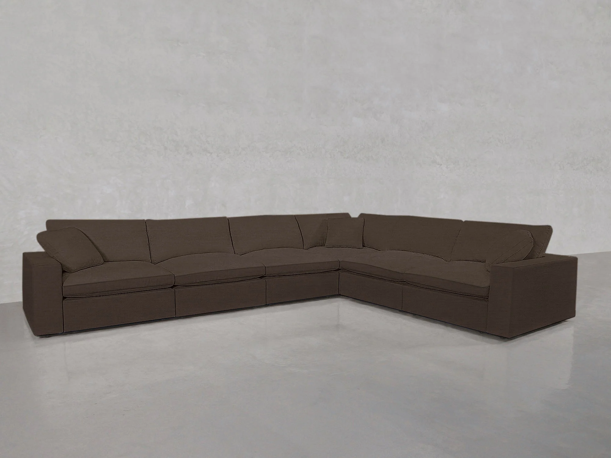 6-Seat Modular Corner Right Sectional - Image 149