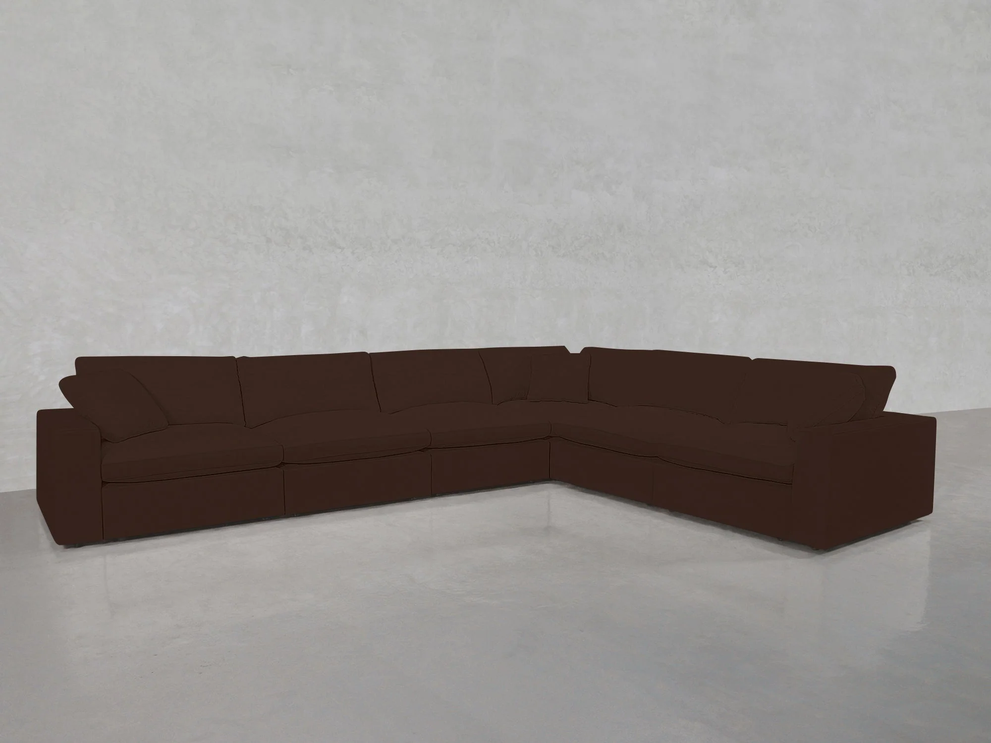 6-Seat Modular Corner Right Sectional - Image 160
