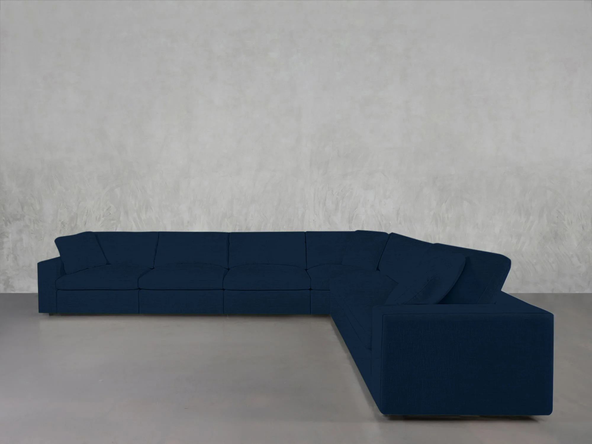 6-Seat Modular Corner Right Sectional - Image 181