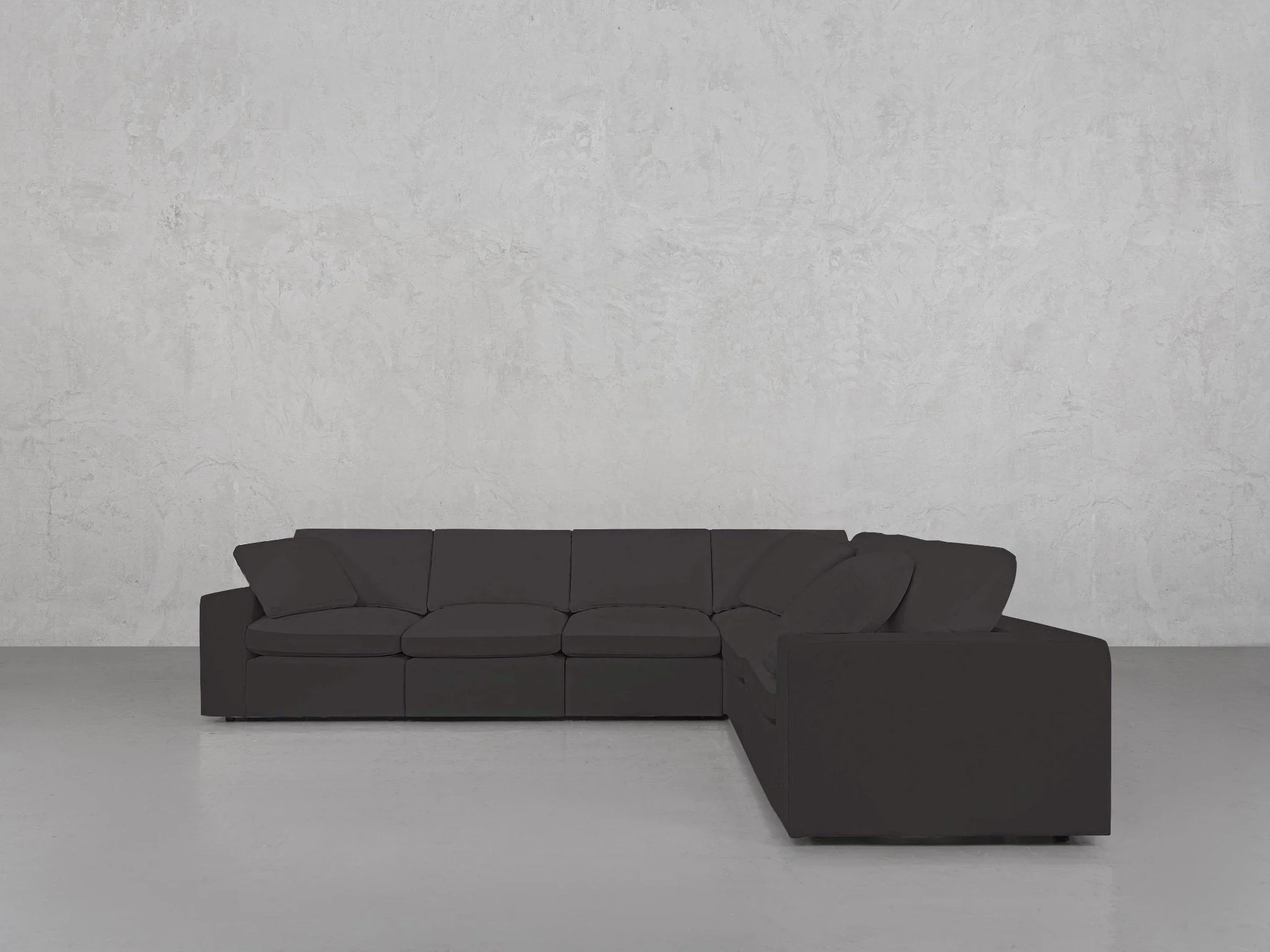 6-Seat Modular Corner Right Sectional - Image 206