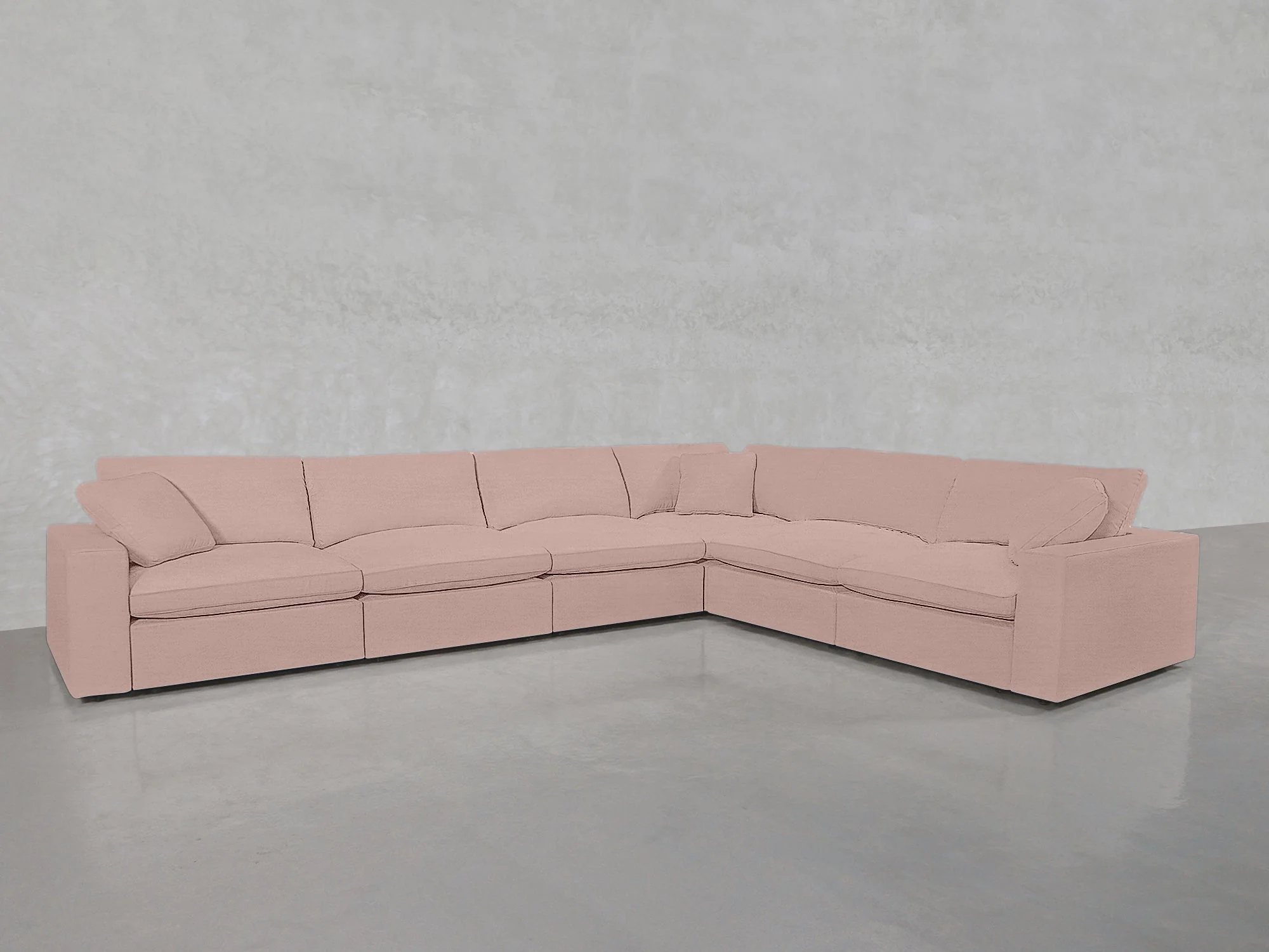 6-Seat Modular Corner Right Sectional - Image 237