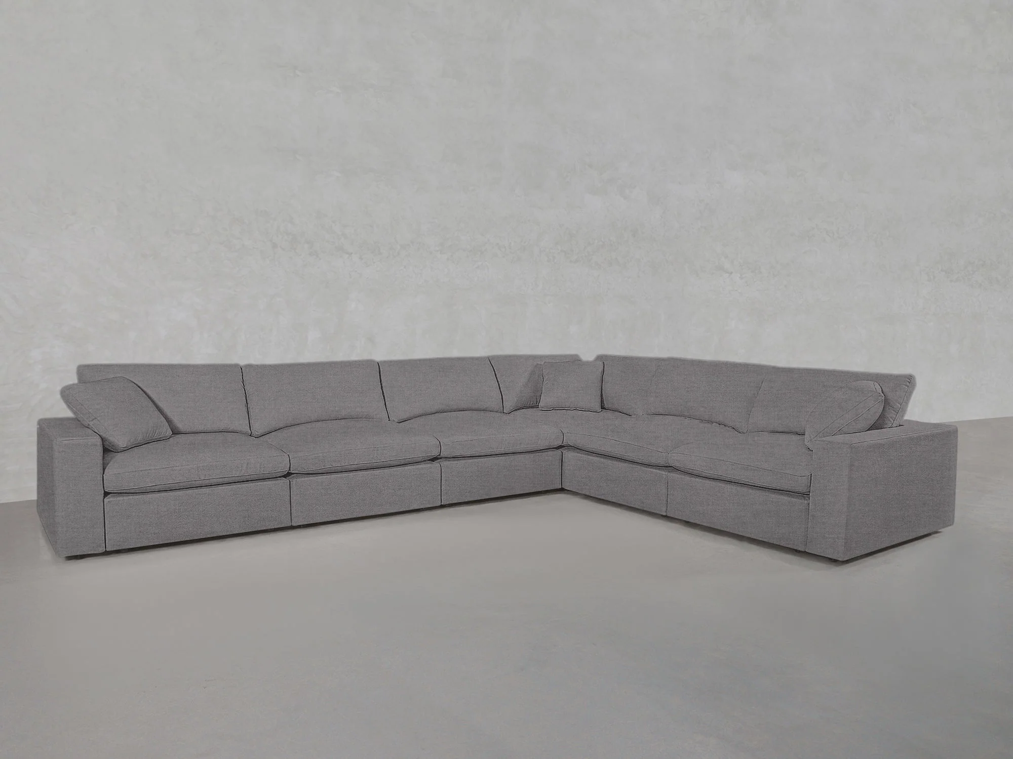 6-Seat Modular Corner Right Sectional - Image 73
