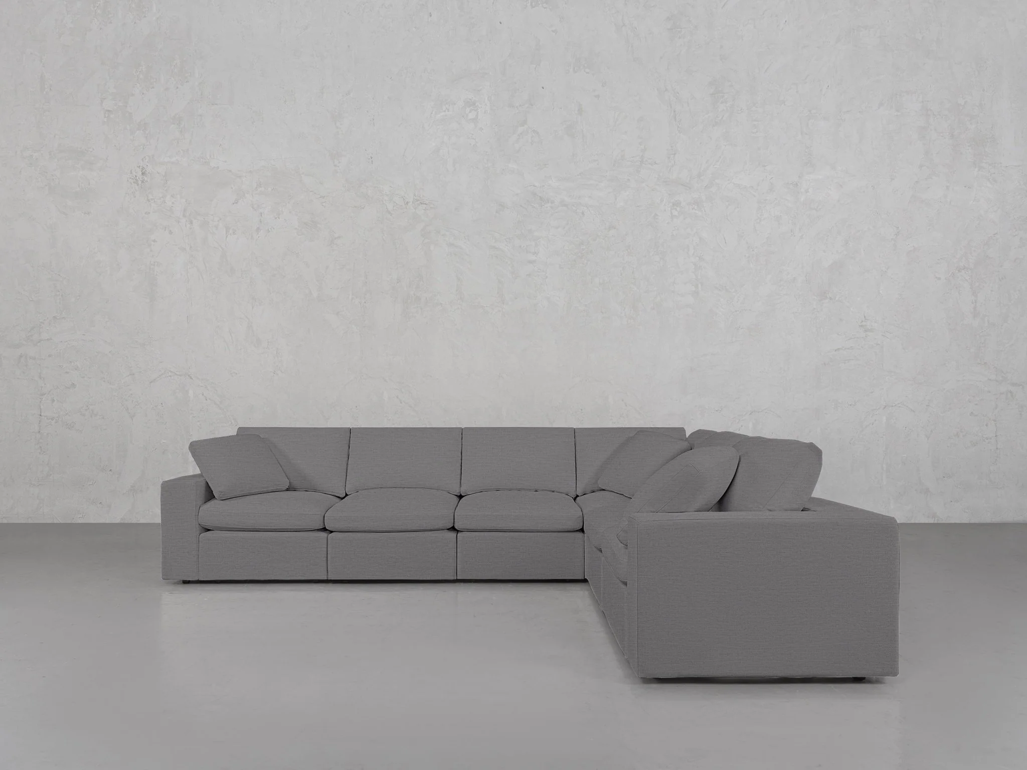 6-Seat Modular Corner Right Sectional - Image 75