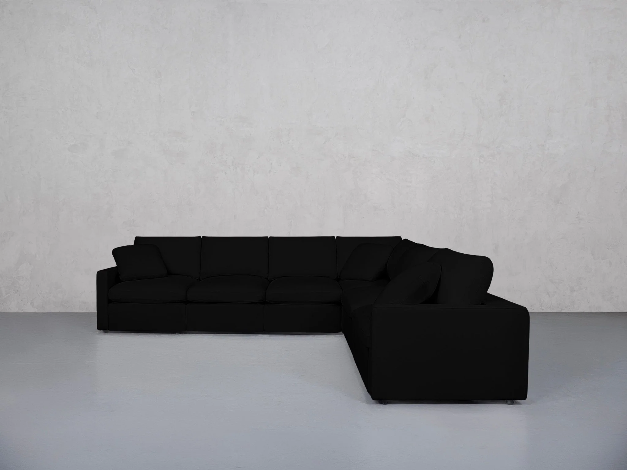 6-Seat Modular Corner Right Sectional (Thin Arms) - Image 116