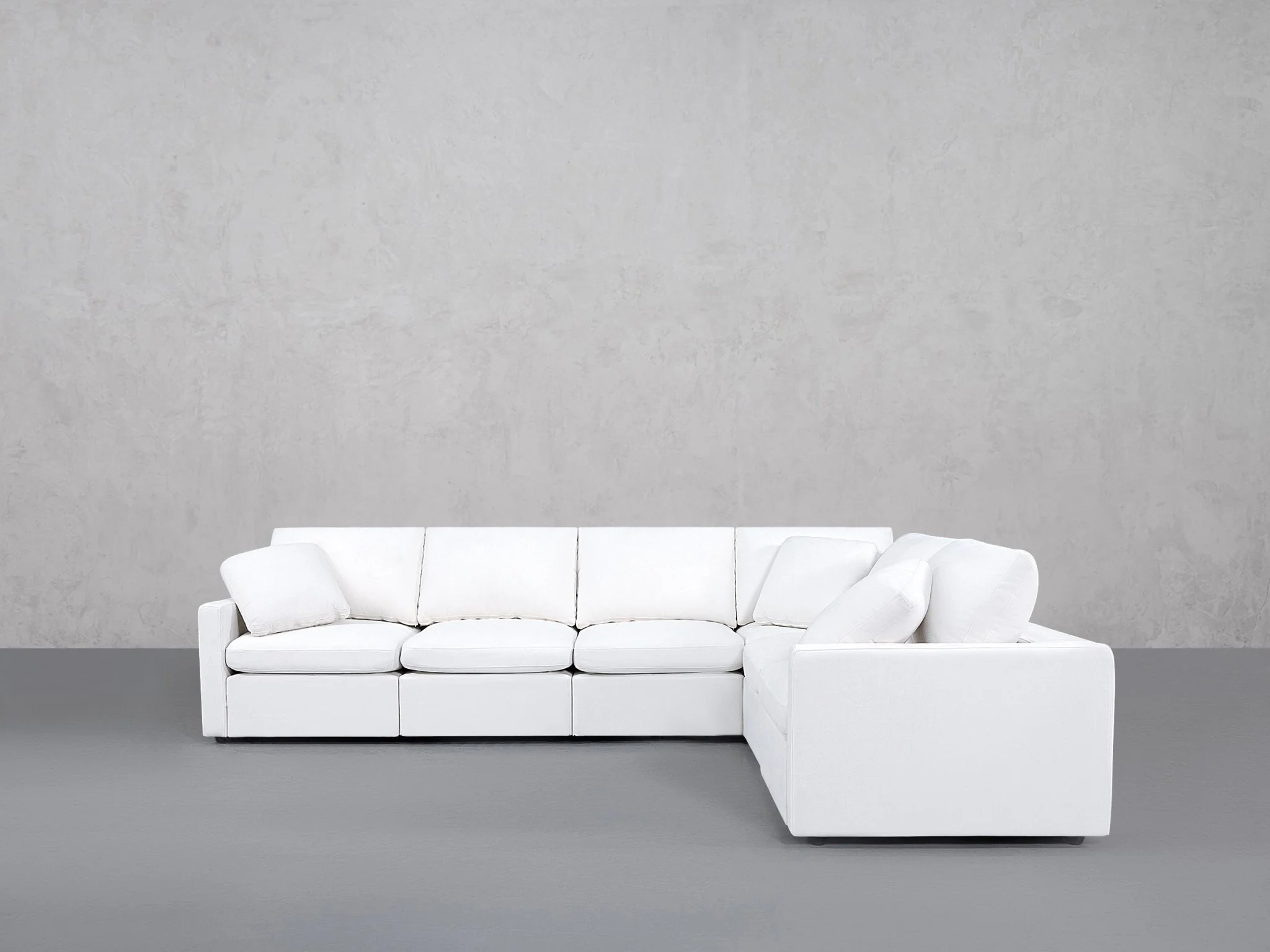 6-Seat Modular Corner Right Sectional (Thin Arms) - Image 136