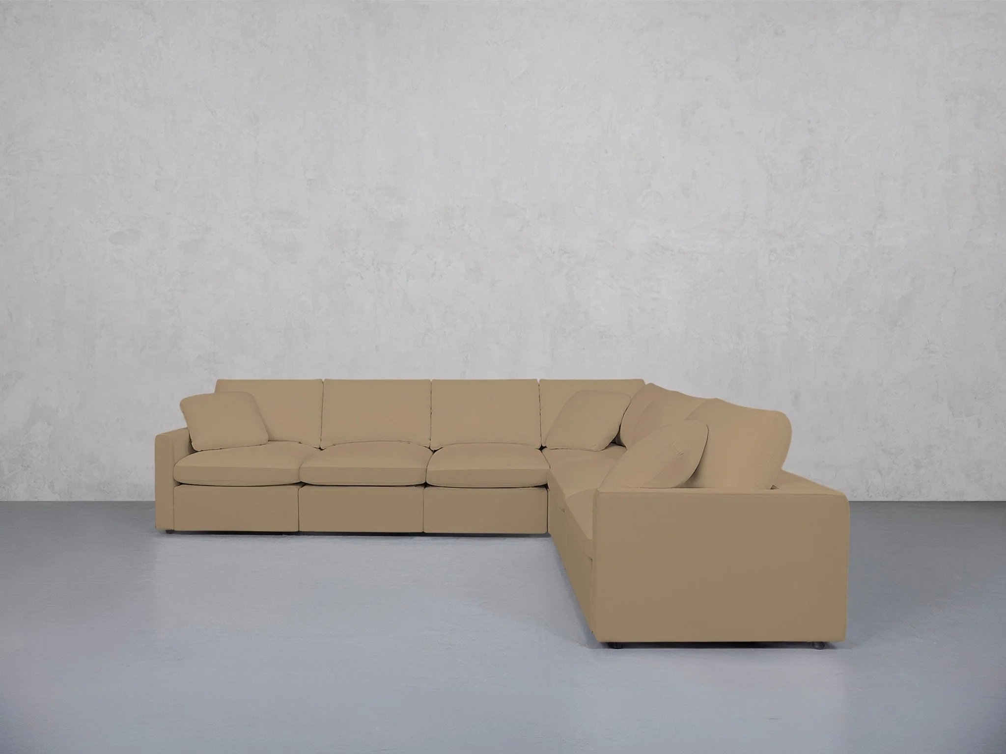 6-Seat Modular Corner Right Sectional (Thin Arms) - Image 60