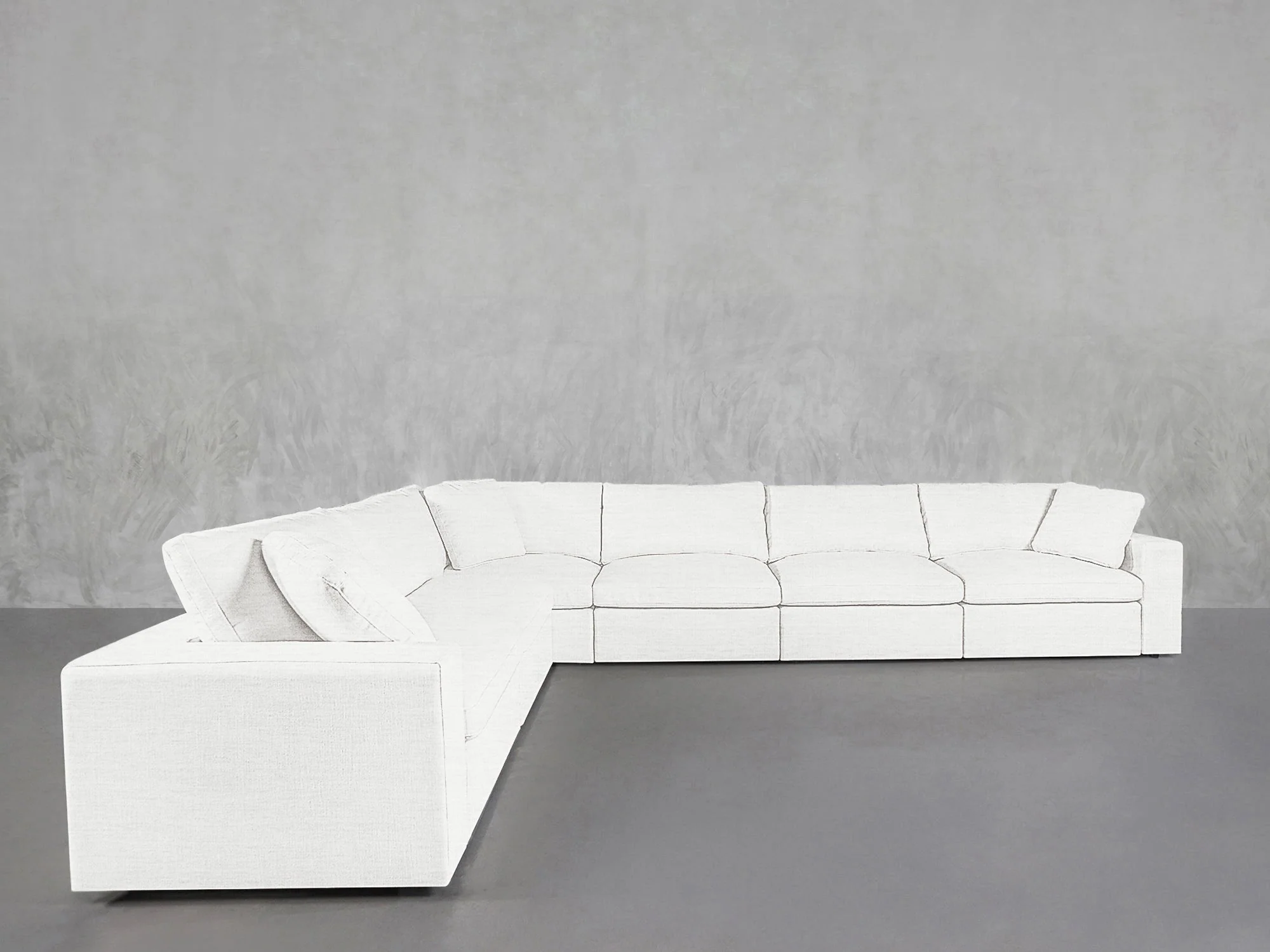 6-Seat Modular Corner Sectional - Image 42