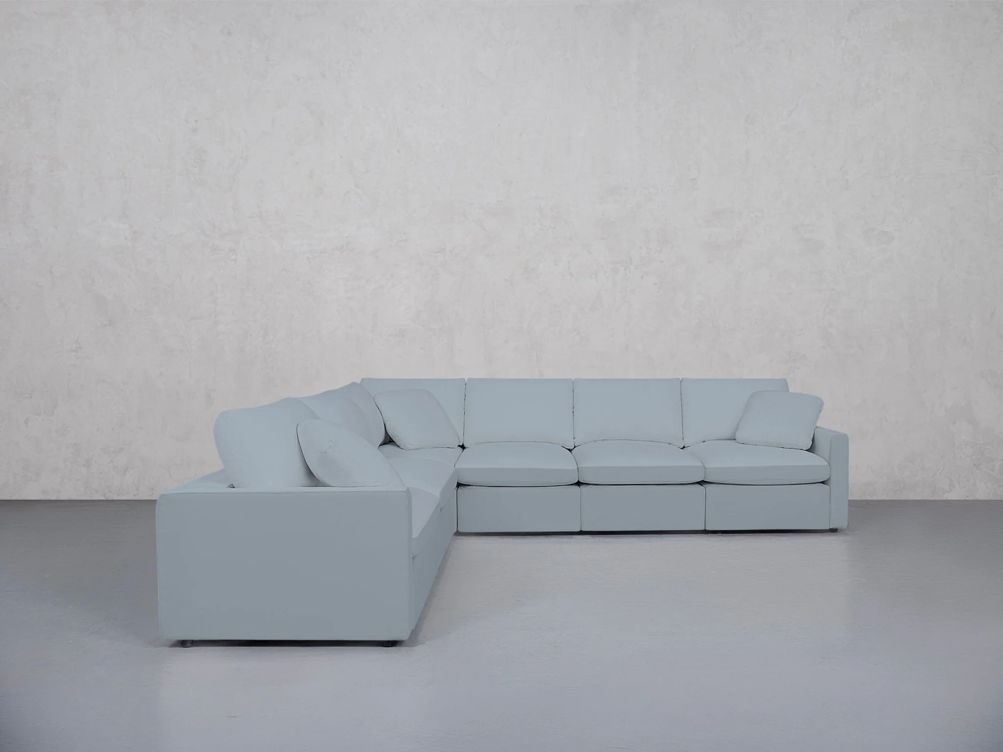 6-Seat Modular Corner Sectional (Thin Arms) - Image 123
