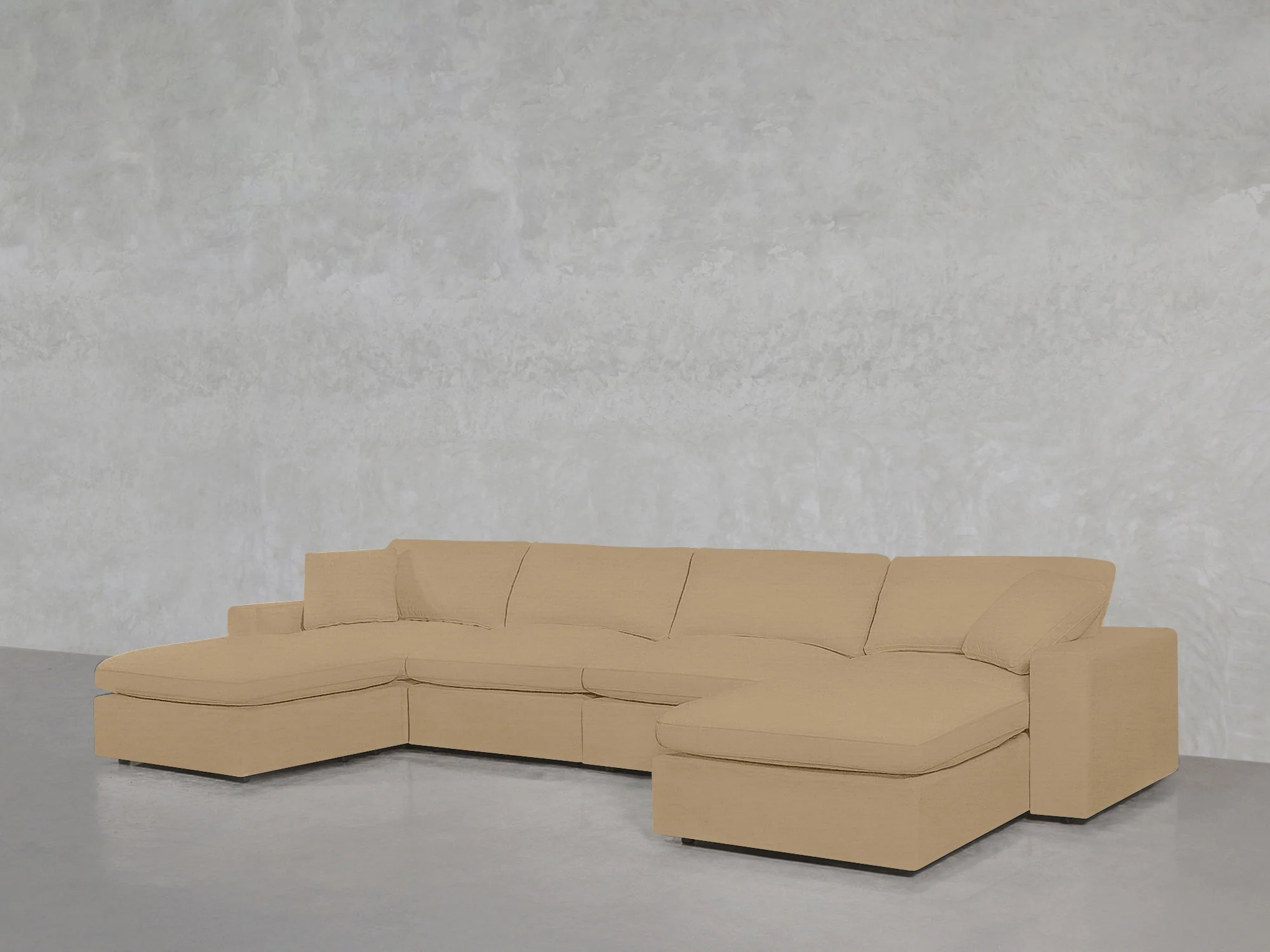 6-Seat Modular Double Chaise Sectional - Image 127