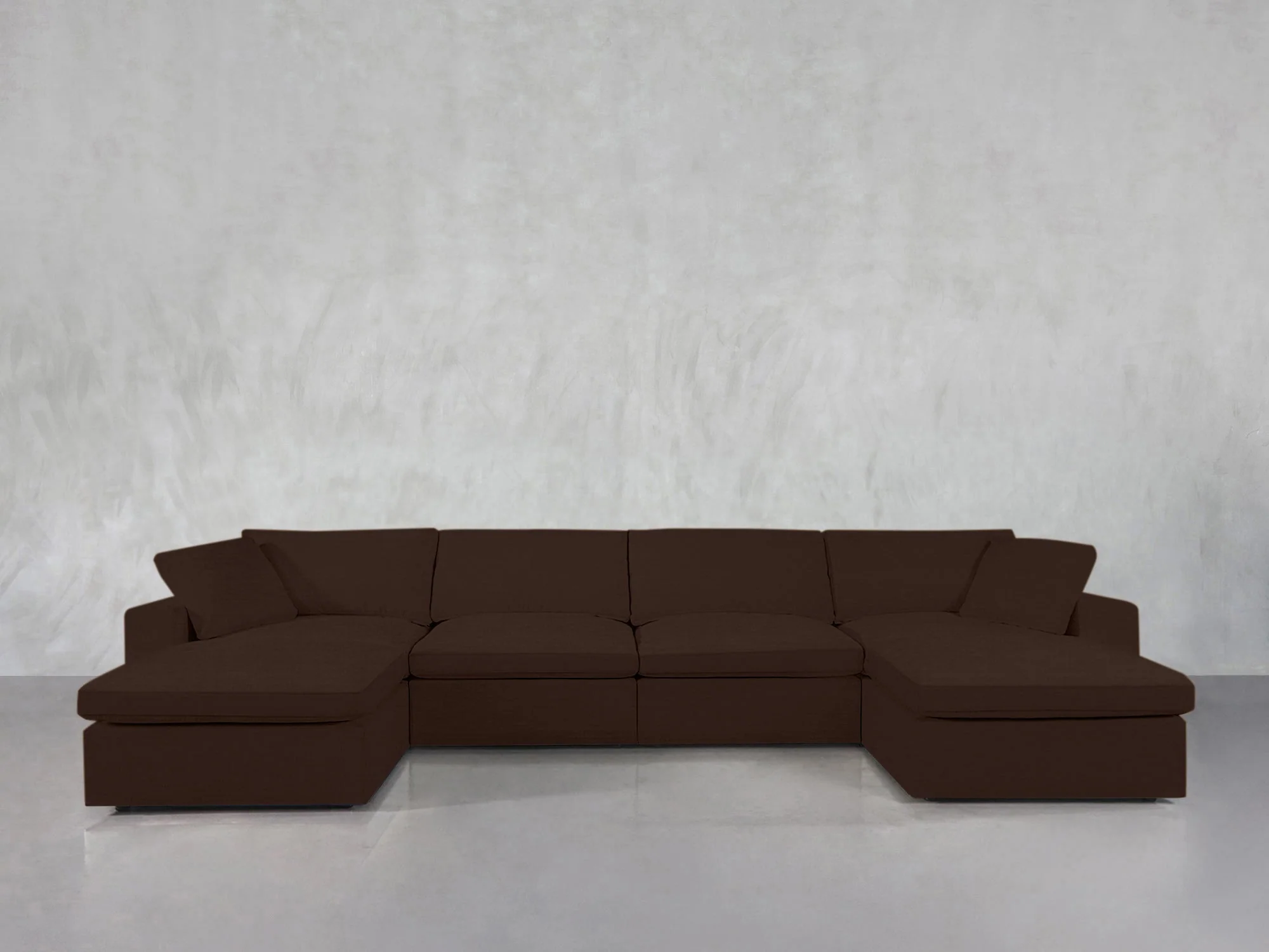6-Seat Modular Double Chaise Sectional - Image 159