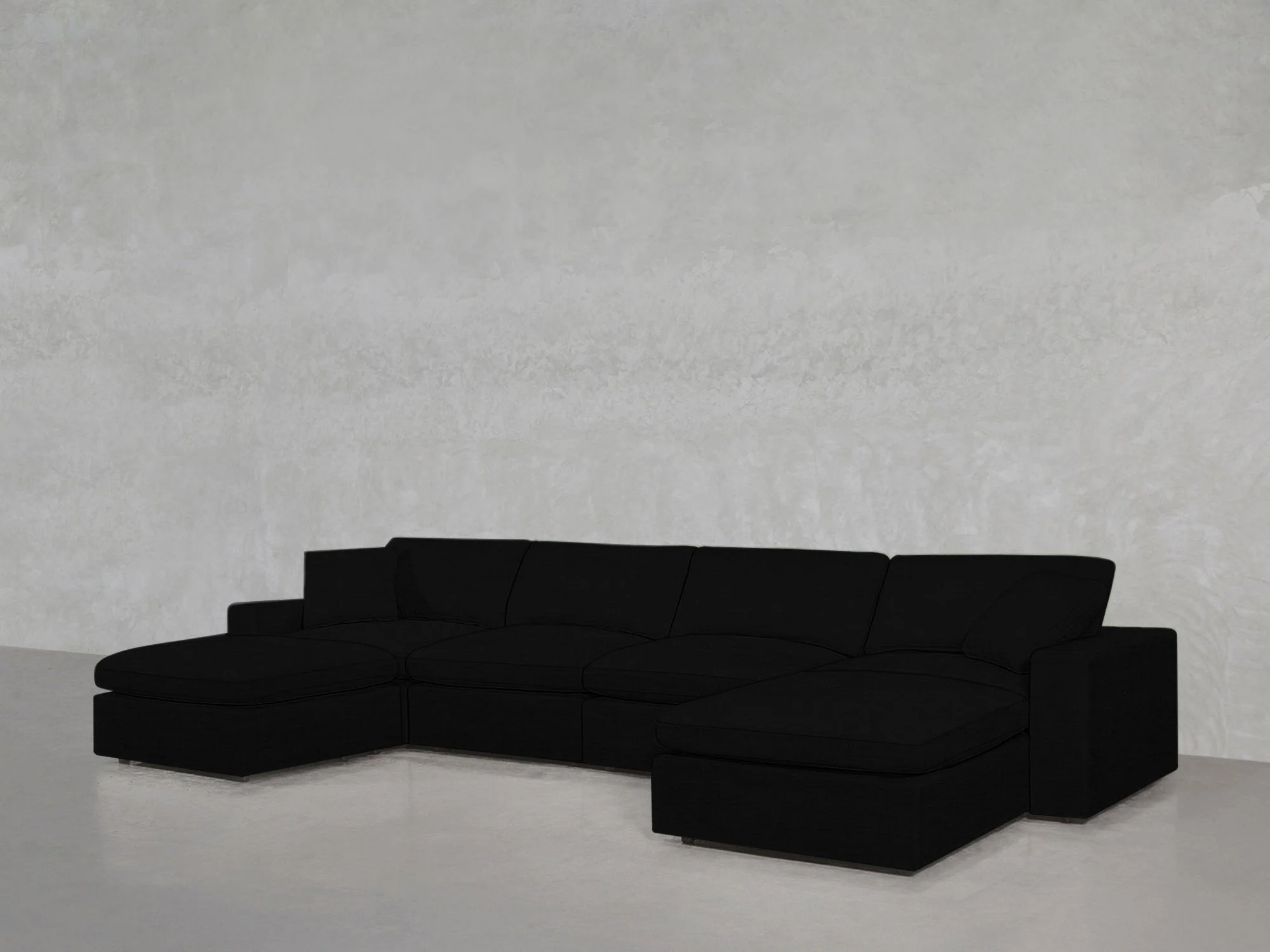 6-Seat Modular Double Chaise Sectional - Image 215