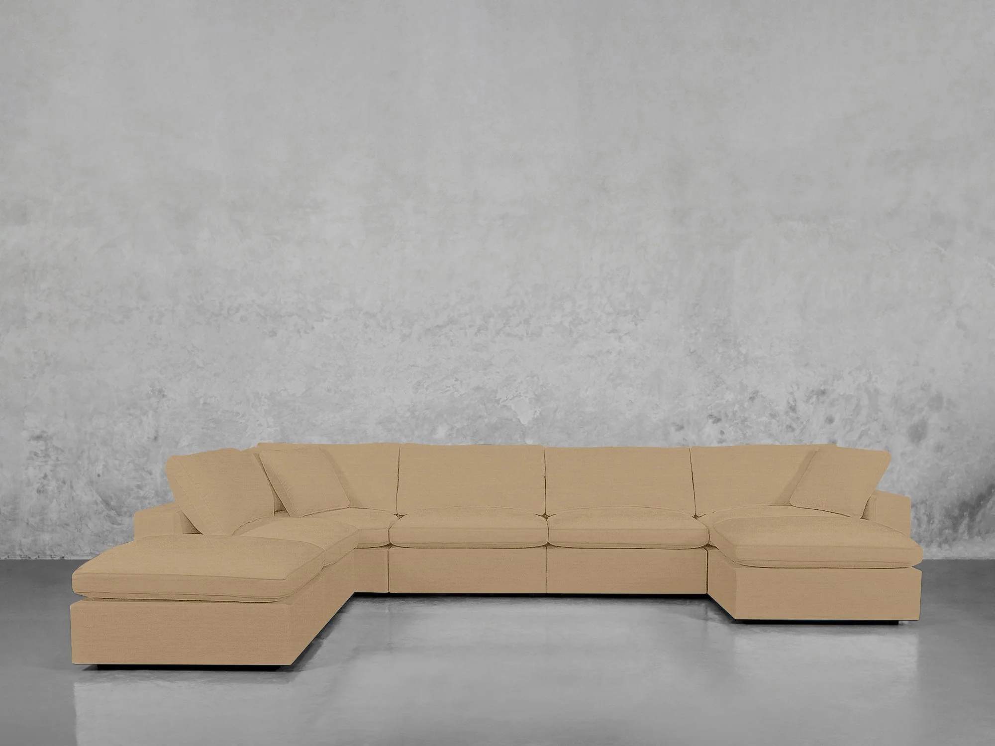 7-Seat Modular Chaise Corner Lounger Sectional - Image 128