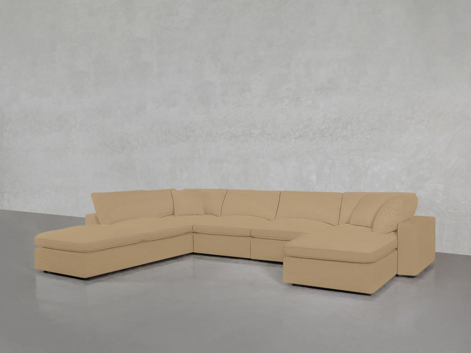 7-Seat Modular Chaise Corner Lounger Sectional - Image 129