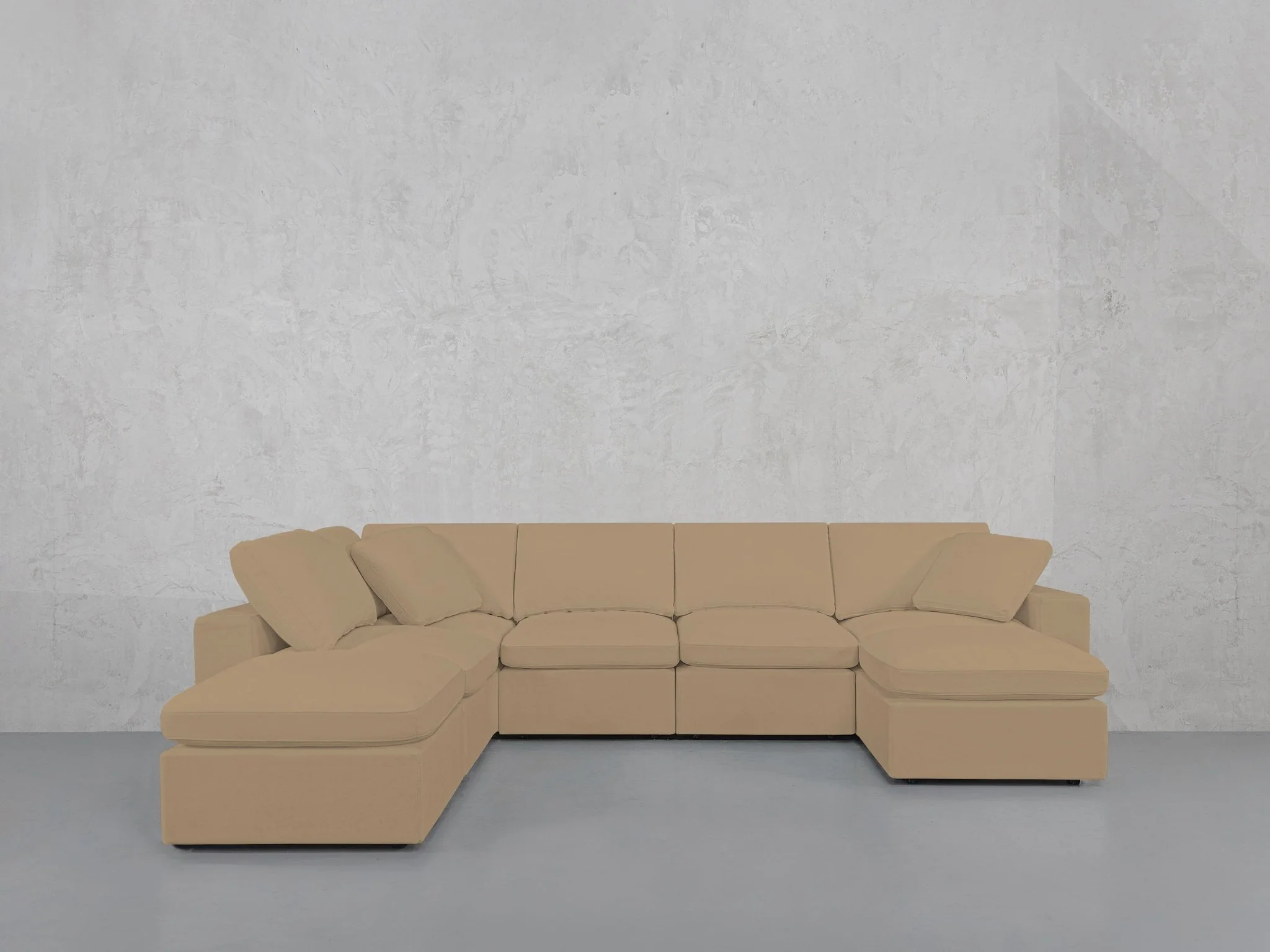 7-Seat Modular Chaise Corner Lounger Sectional - Image 131