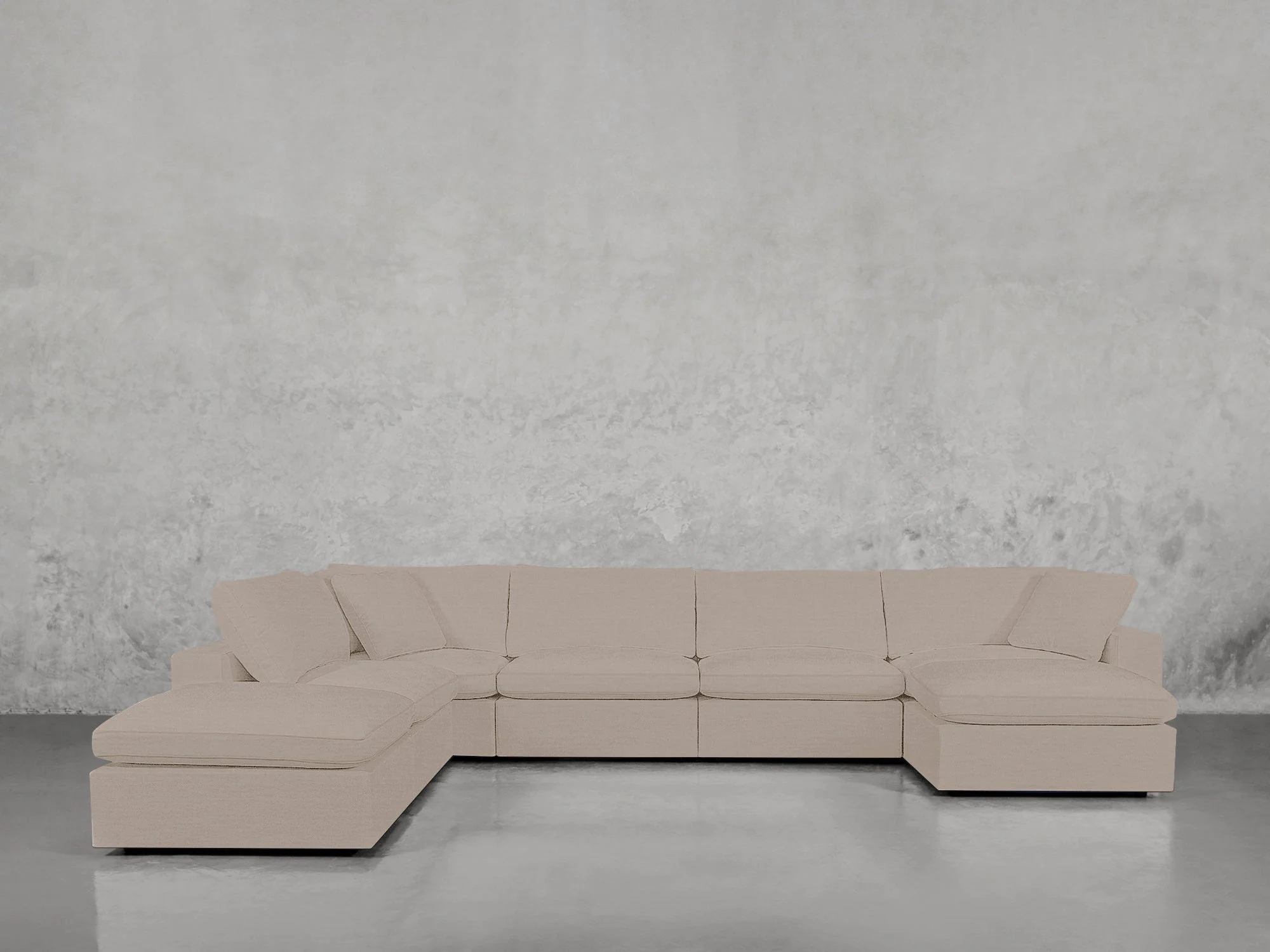 7-Seat Modular Chaise Corner Lounger Sectional - Image 139
