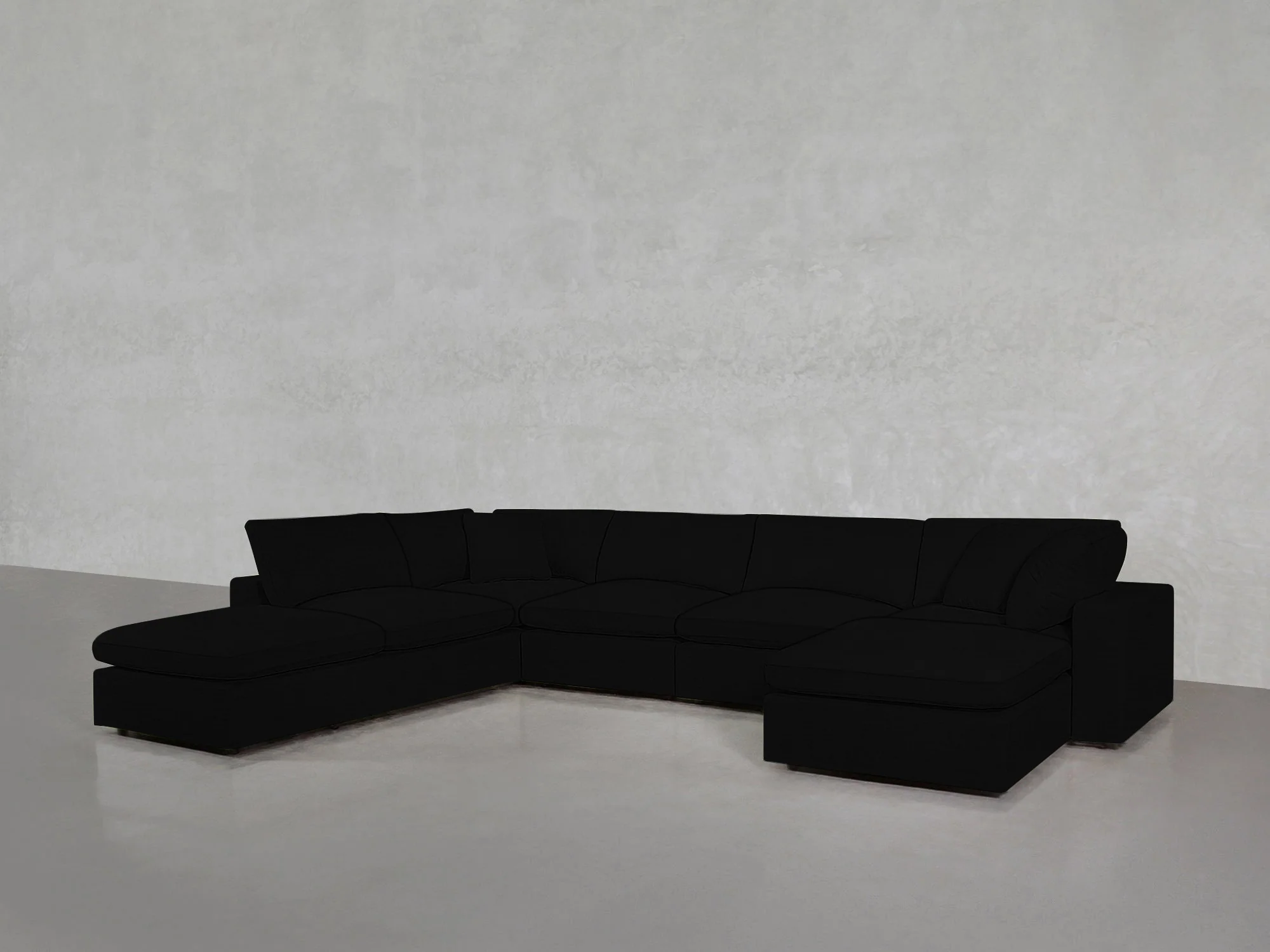 7-Seat Modular Chaise Corner Lounger Sectional - Image 217