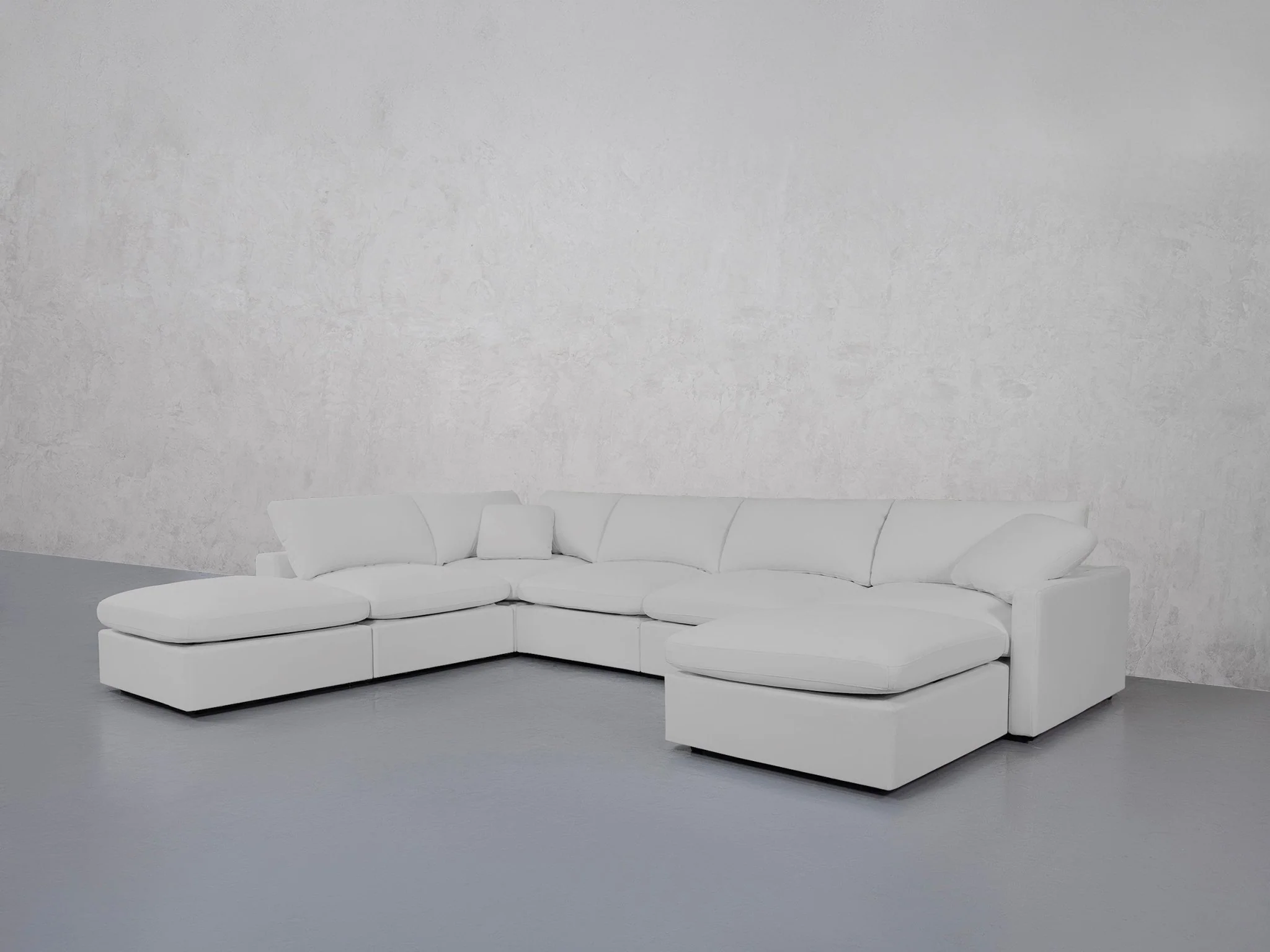7-Seat Modular Chaise Corner Lounger Sectional (Thin Arm) - Image 149