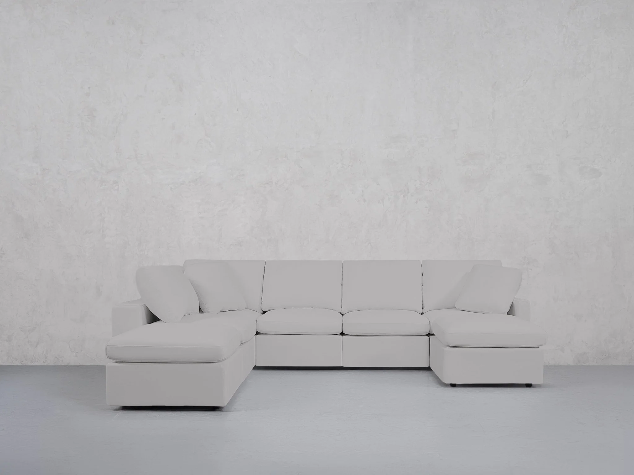 7-Seat Modular Chaise Corner Lounger Sectional (Thin Arm) - Image 150