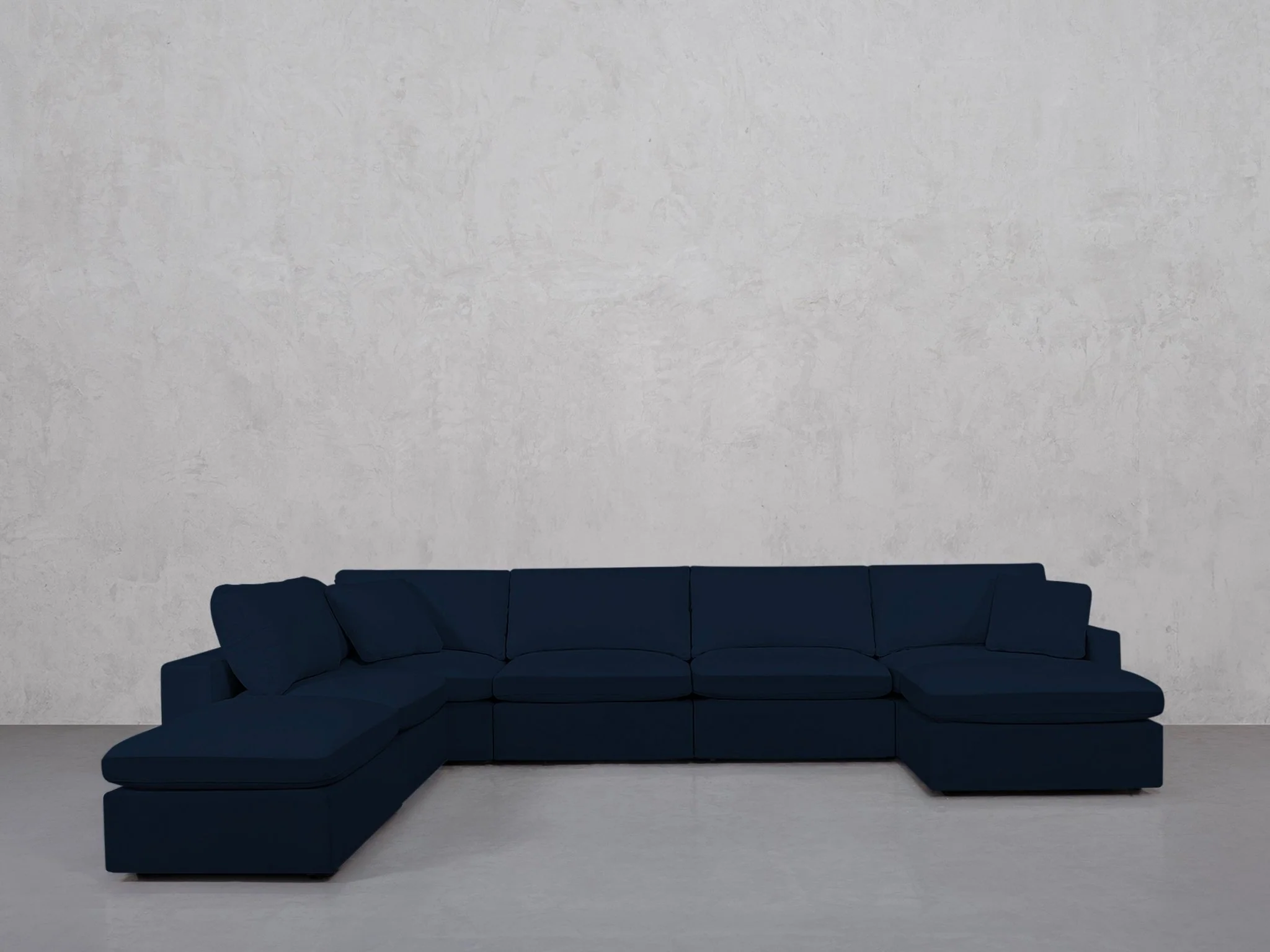 7-Seat Modular Chaise Corner Lounger Sectional (Thin Arm) - Image 92