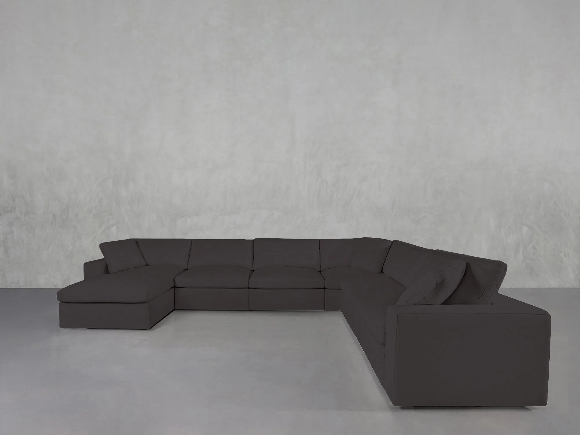 7-Seat Modular Chaise Corner Right Sectional - Image 205