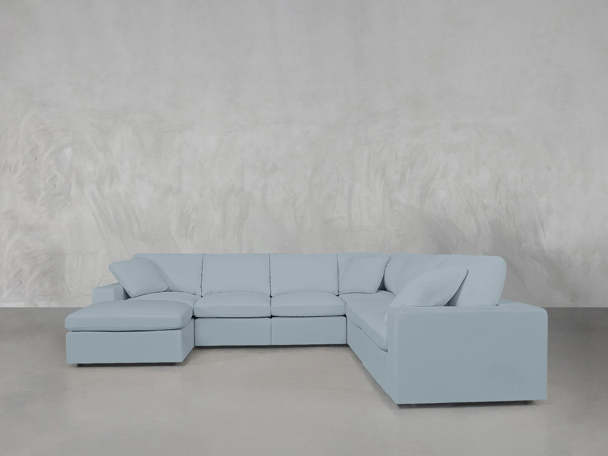 7-Seat Modular Chaise Corner Right Sectional - Image 229