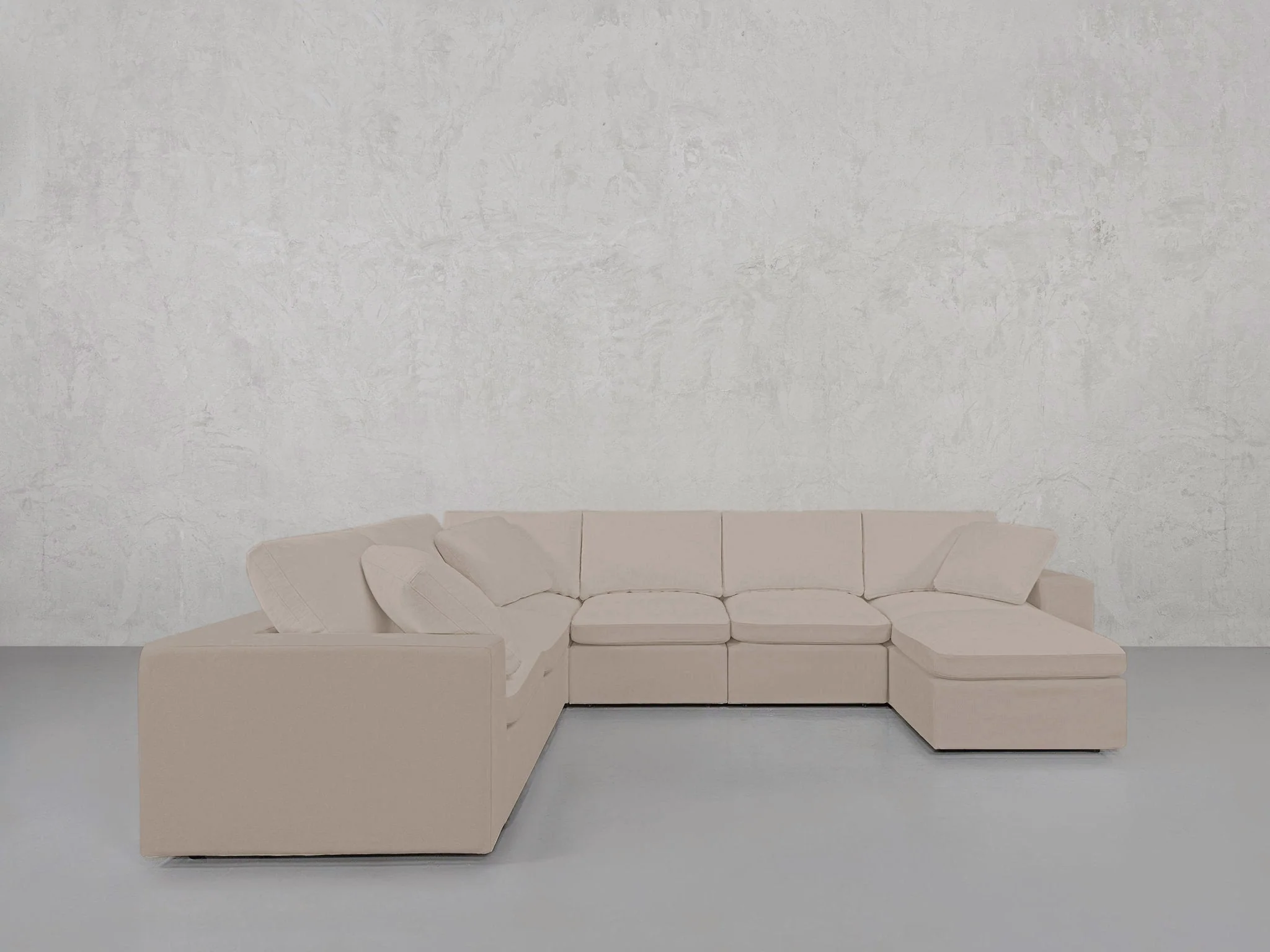 7-Seat Modular Chaise Corner Sectional - Image 137