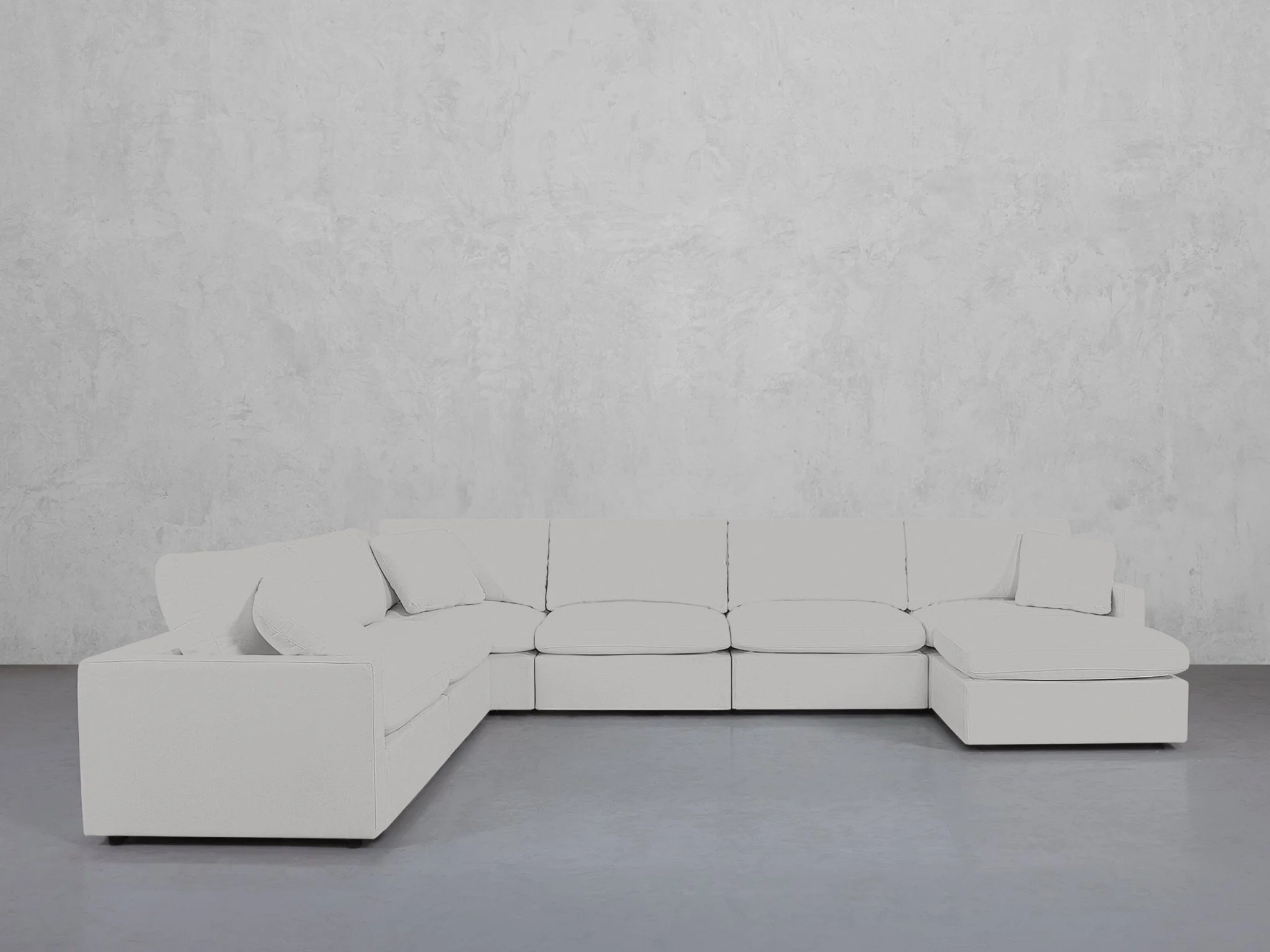 7-Seat Modular Chaise Corner Sectional (Thin Arms) - Image 148