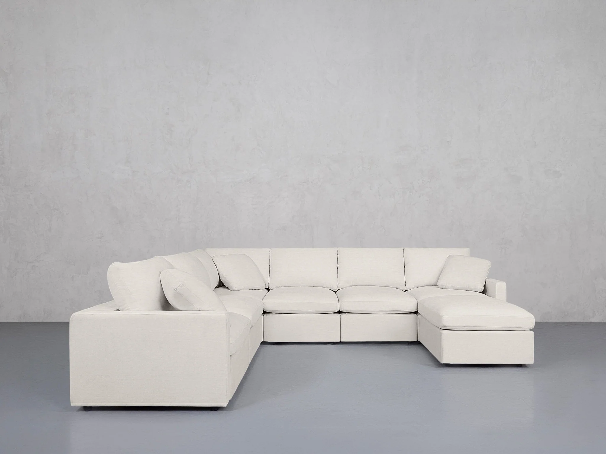 7-Seat Modular Chaise Corner Sectional (Thin Arms) - Image 18