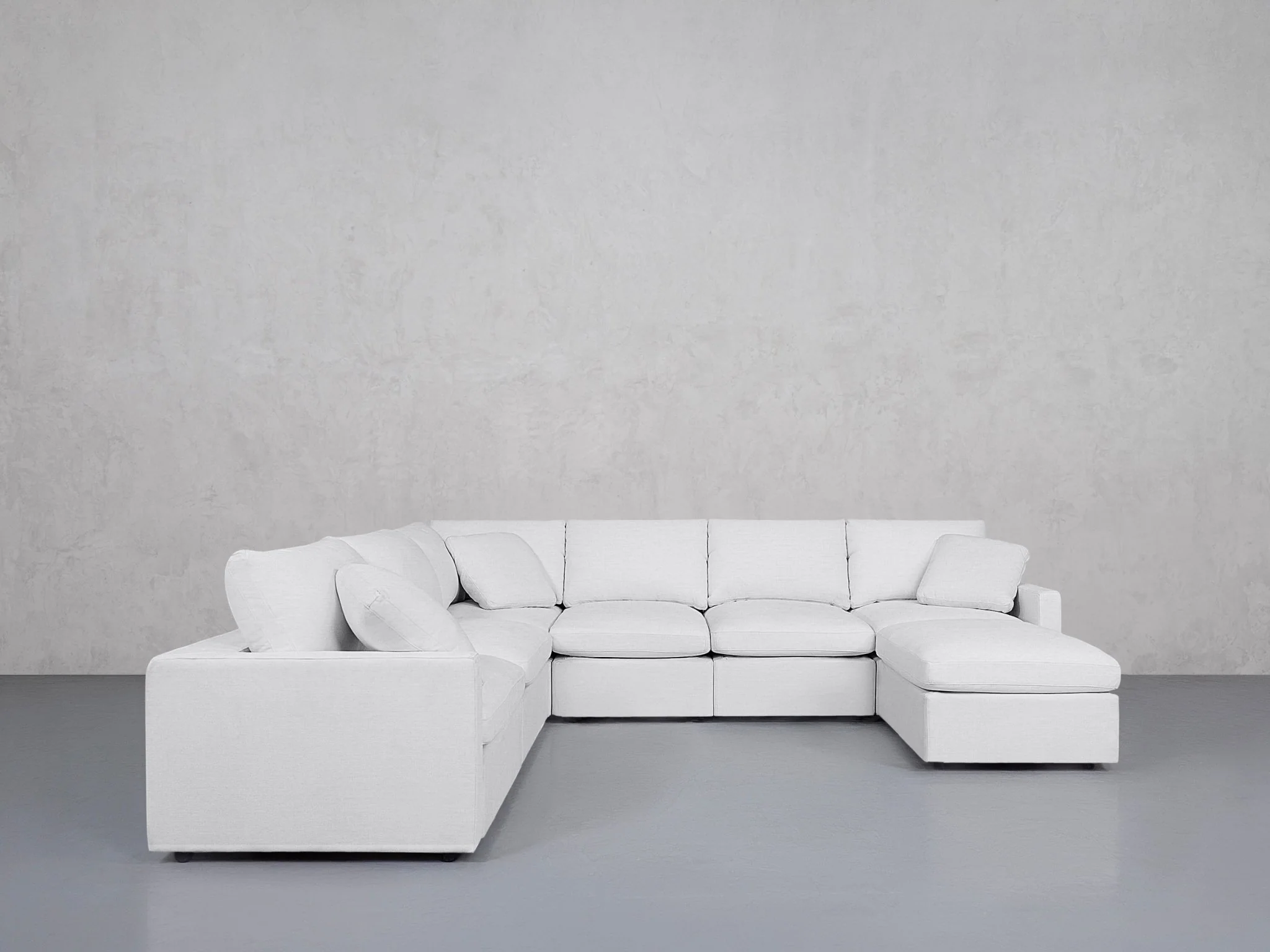 7-Seat Modular Chaise Corner Sectional (Thin Arms) - Image 25