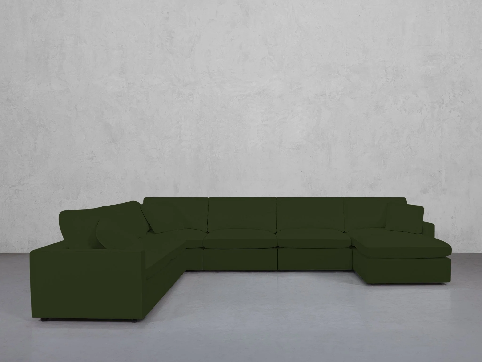 7-Seat Modular Chaise Corner Sectional (Thin Arms) - Image 85