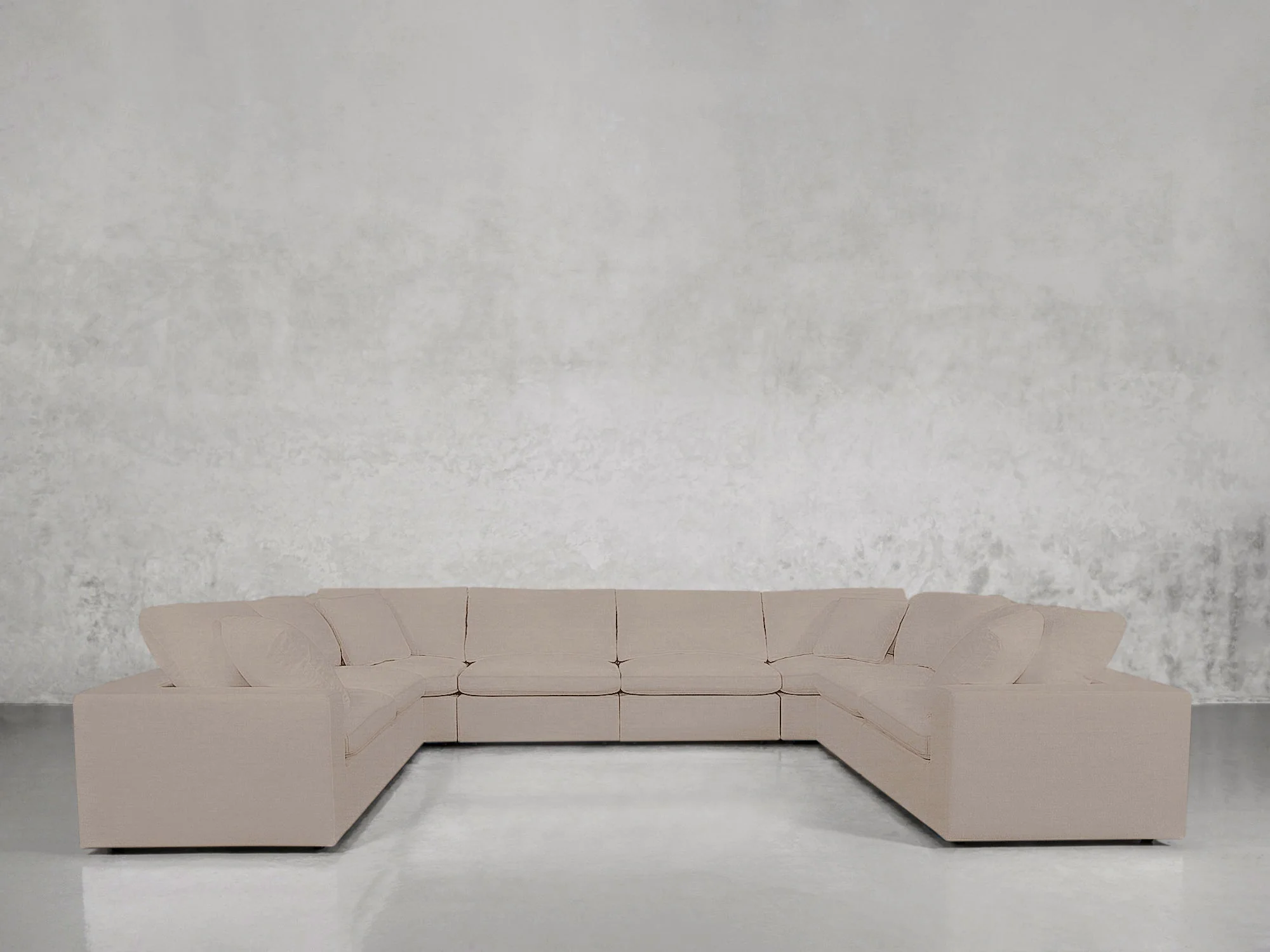 8-Seat Modular U-Sectional - Image 141