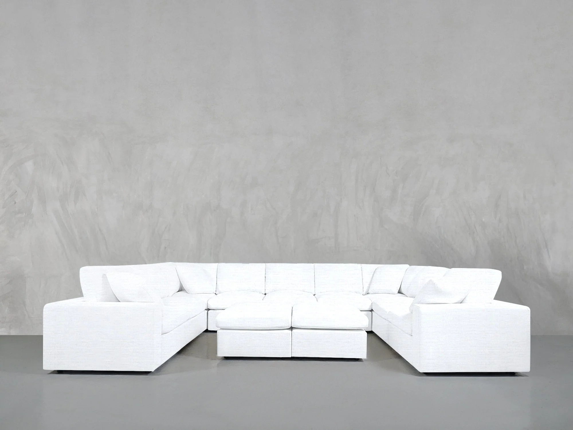 9-Seat Modular U-Sectional with Double Ottoman - Image 33