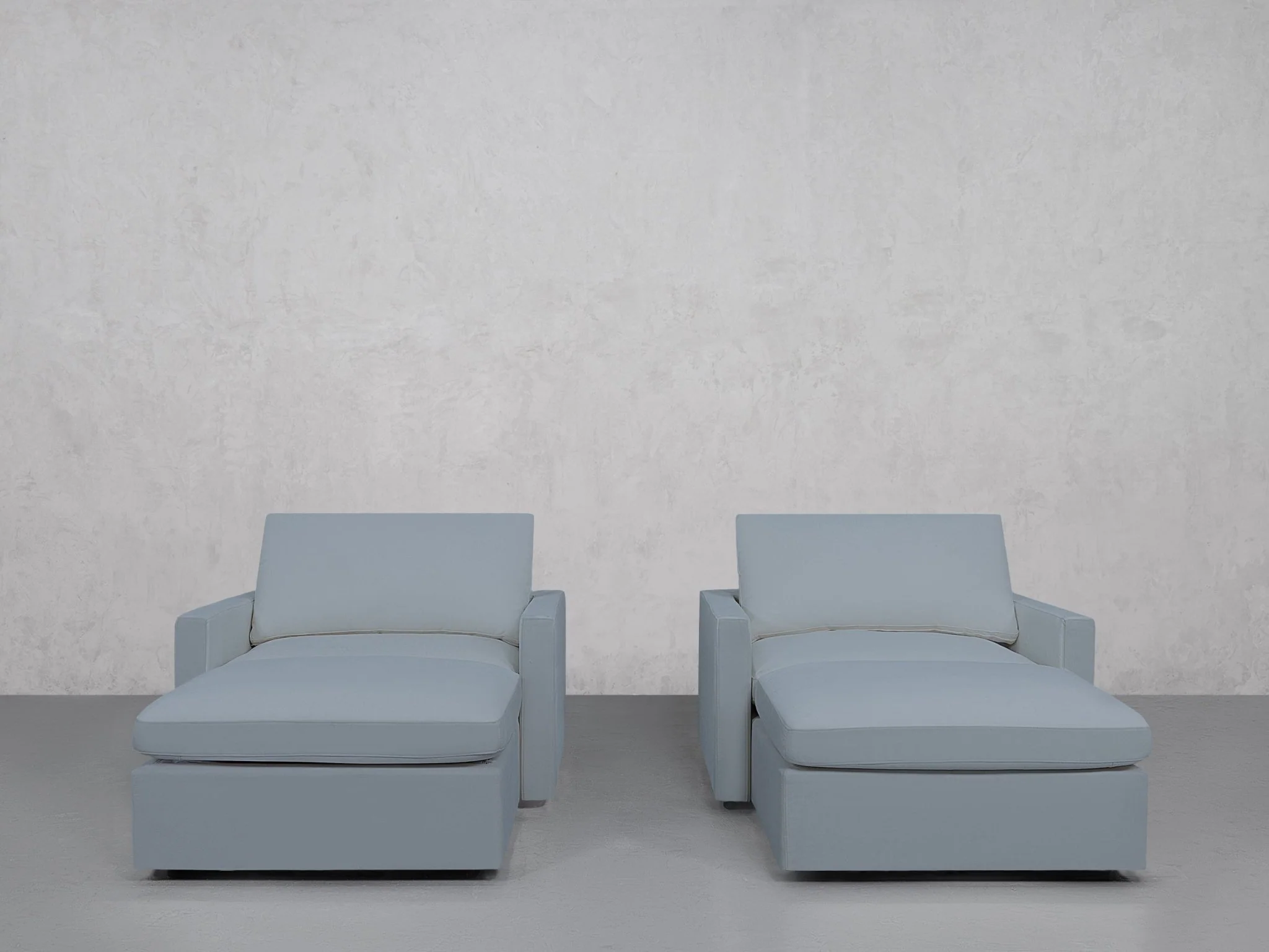 Double Armchairs with Ottomans (Thin Arms) - Image 103