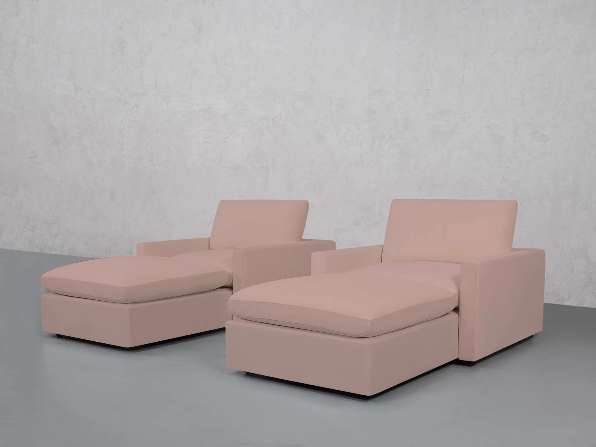 Double Armchairs with Ottomans (Thin Arms) - Image 110