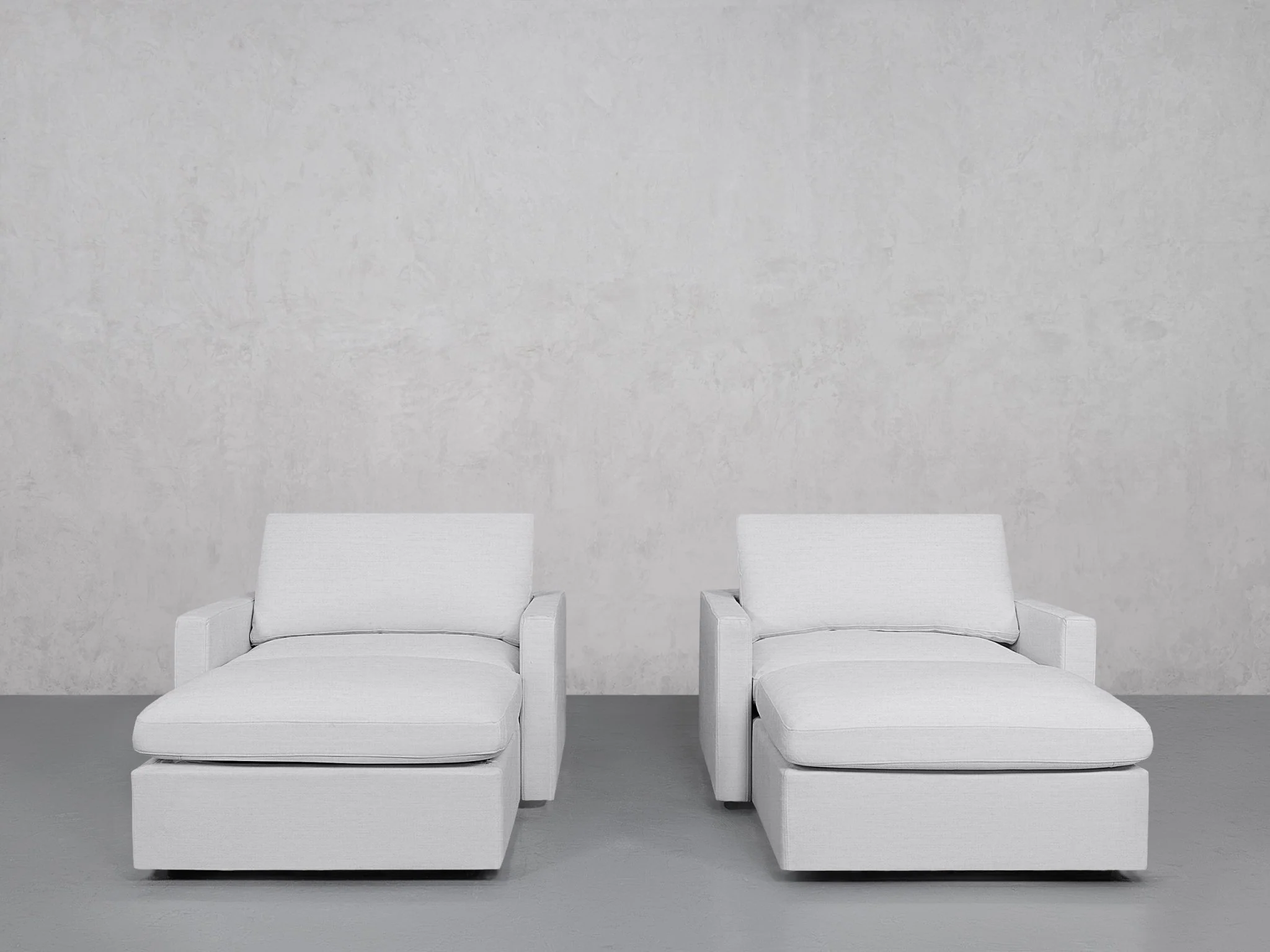 Double Armchairs with Ottomans (Thin Arms) - Image 19