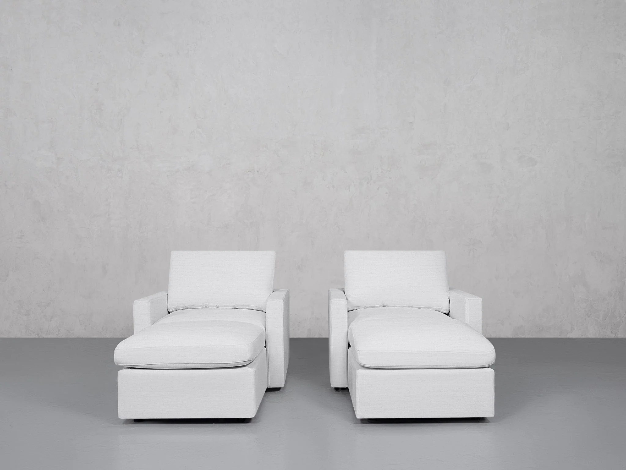 Double Armchairs with Ottomans (Thin Arms) - Image 21