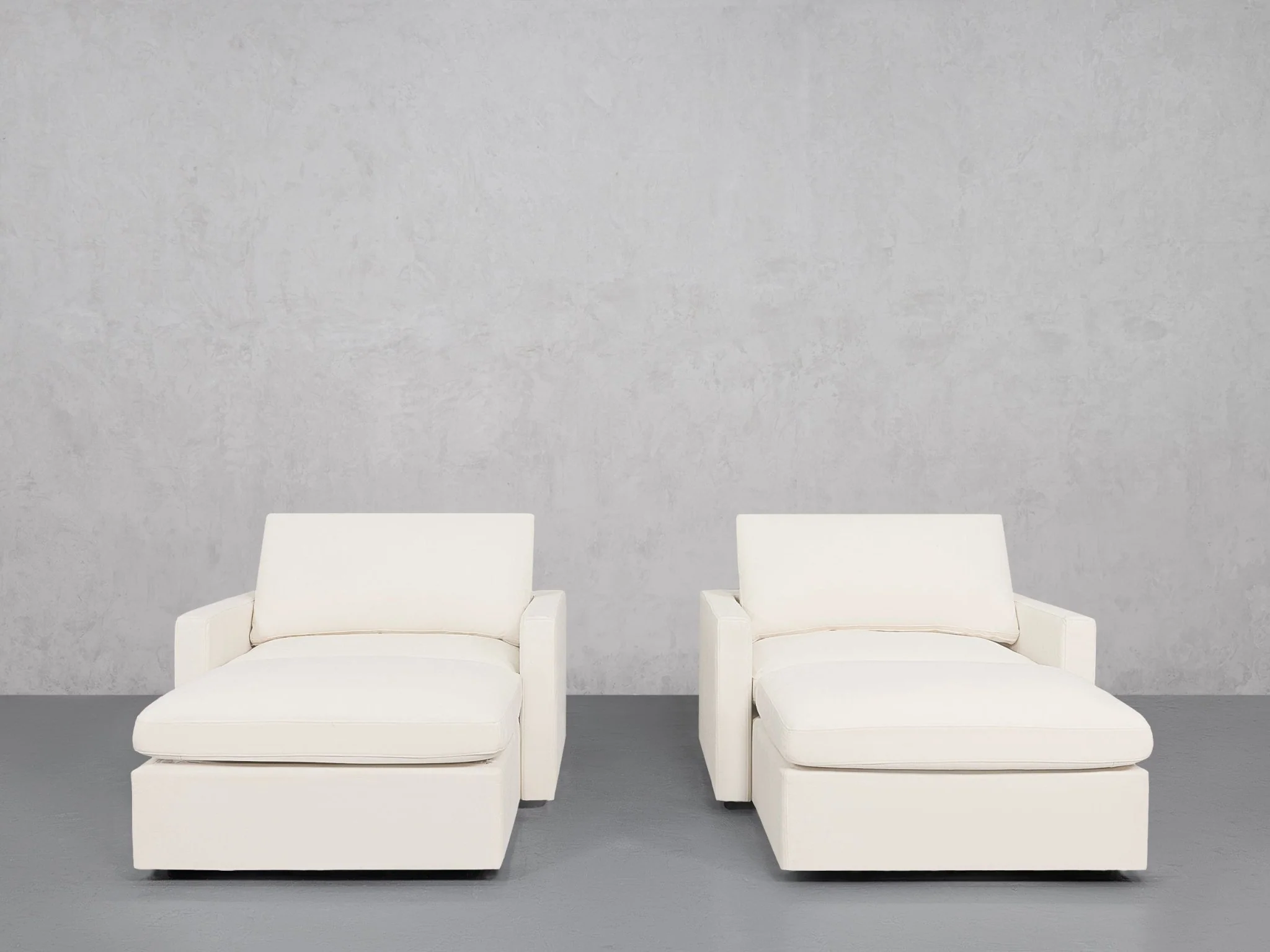 Double Armchairs with Ottomans (Thin Arms) - Image 37