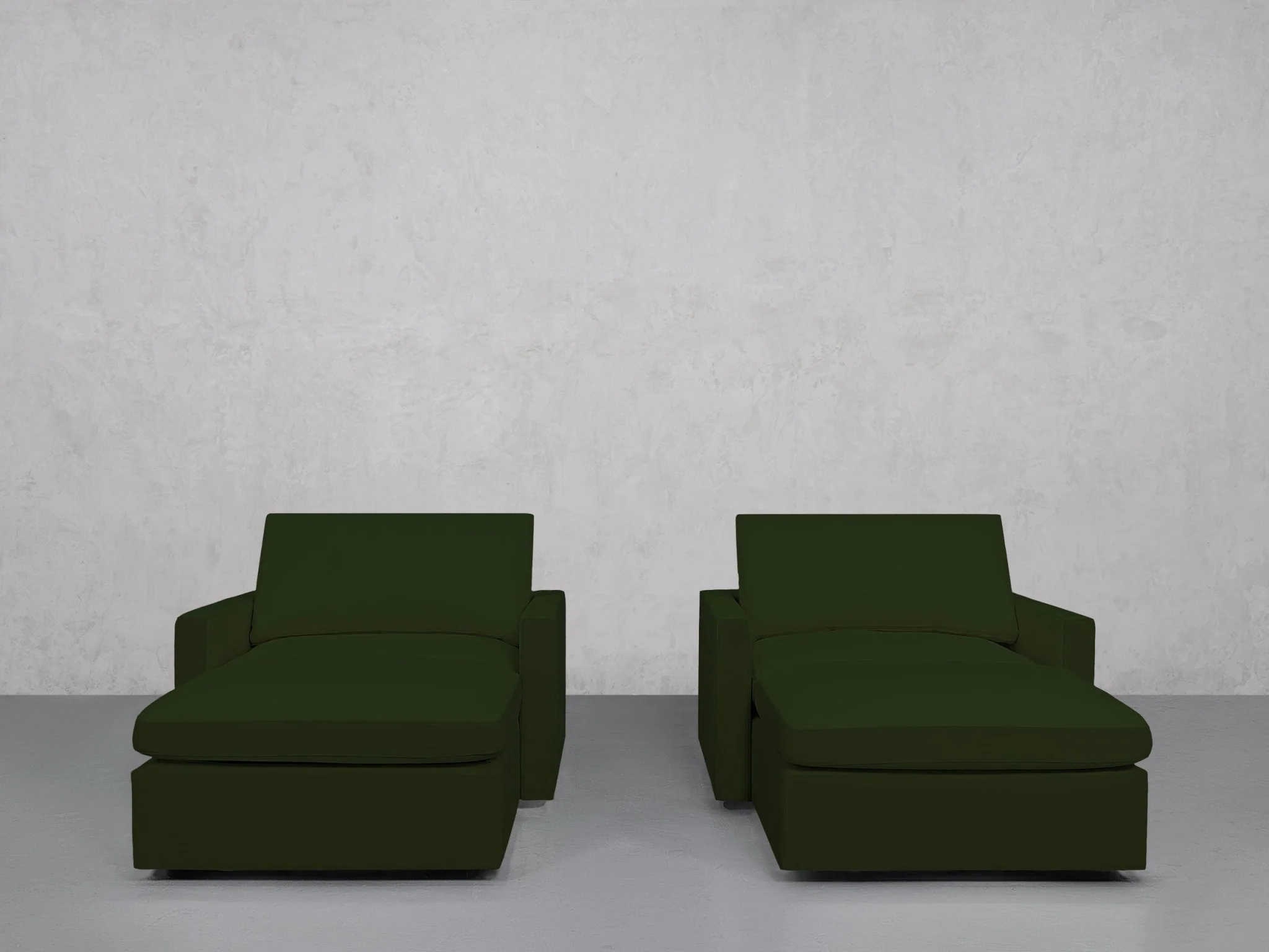 Double Armchairs with Ottomans (Thin Arms) - Image 73