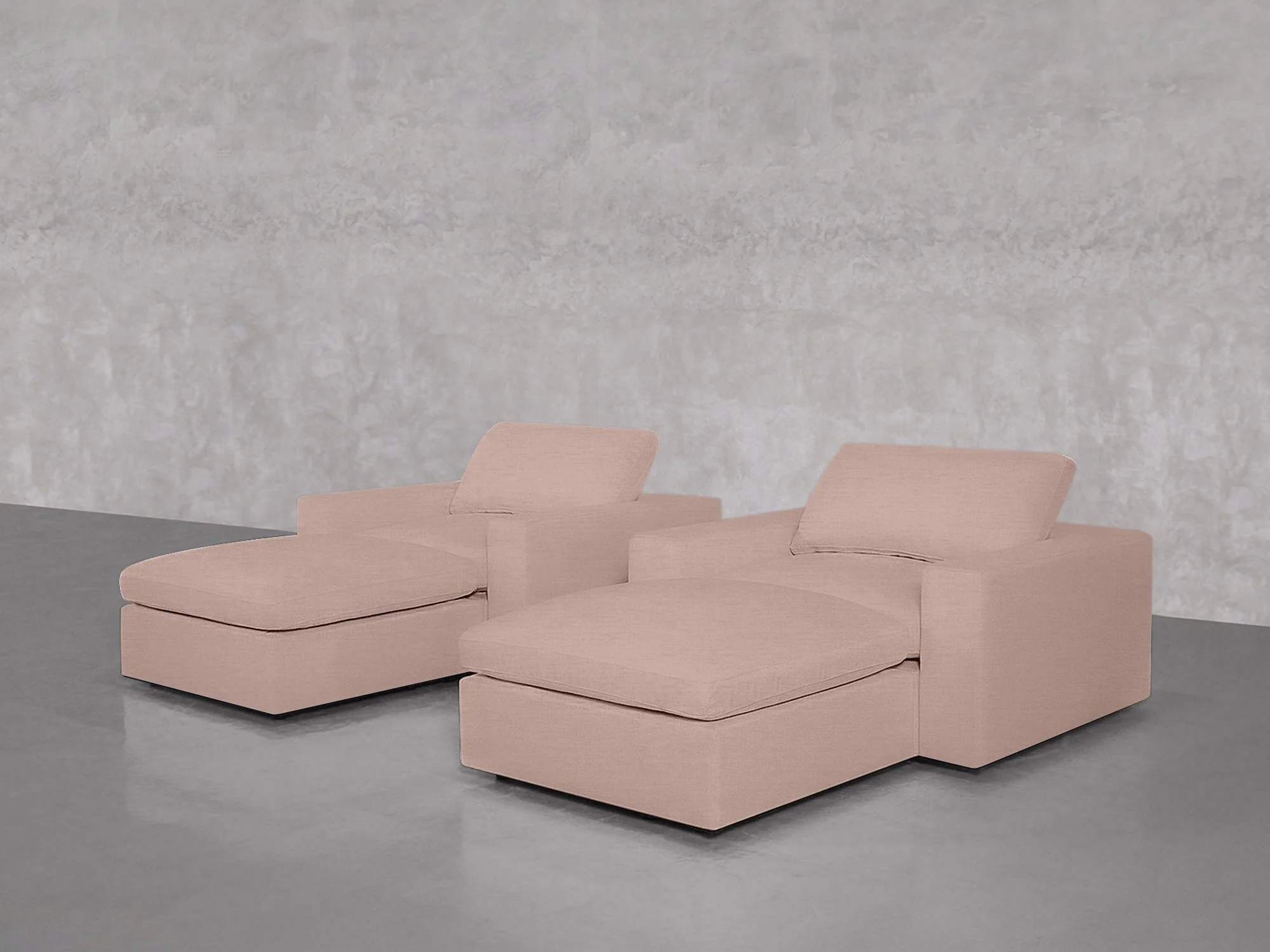 Double Armchairs with Ottomans - Image 217